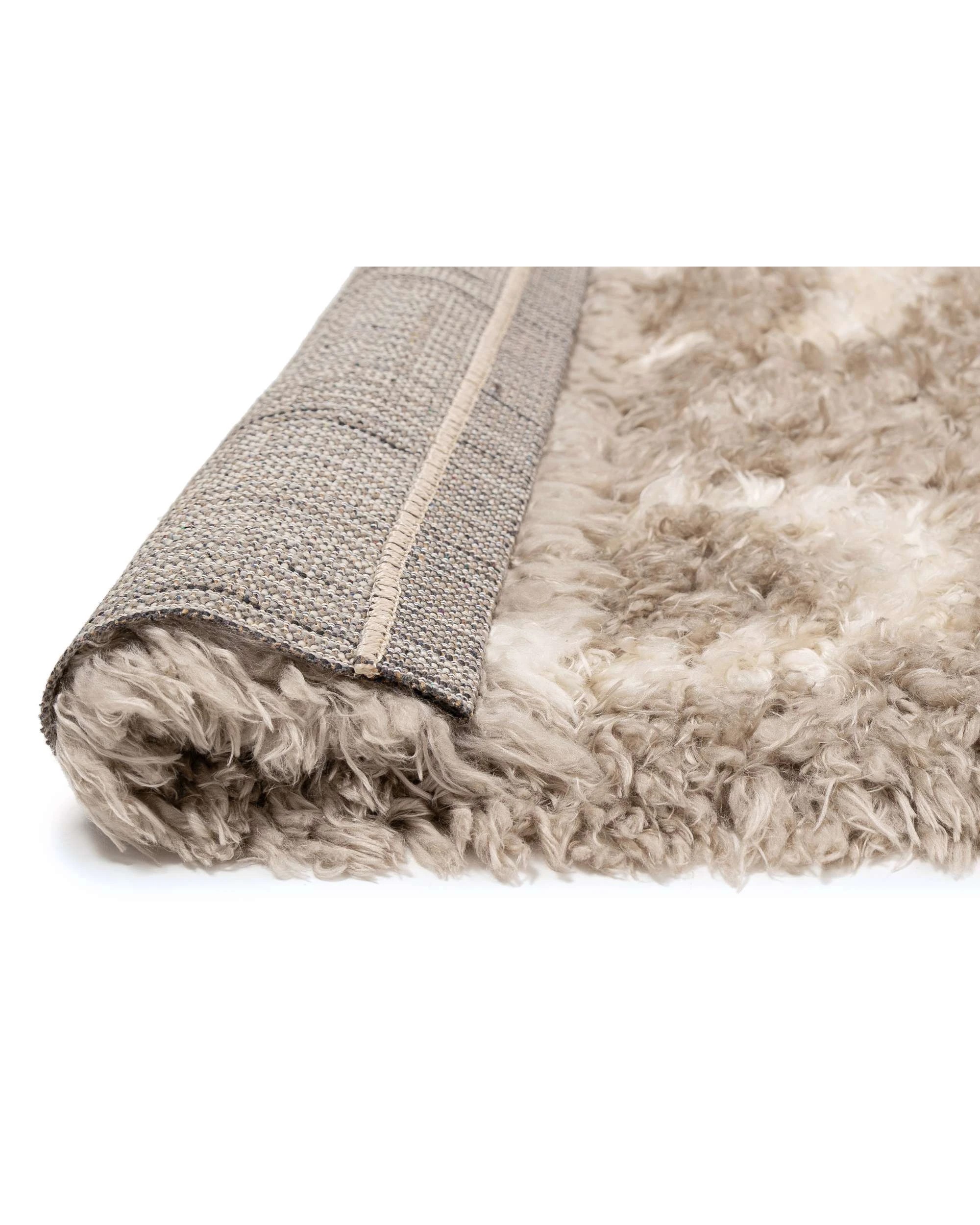 5 Loopsie Tulba Abstract Shag Rug-370cm x 280cm - Beige, 5 of 8