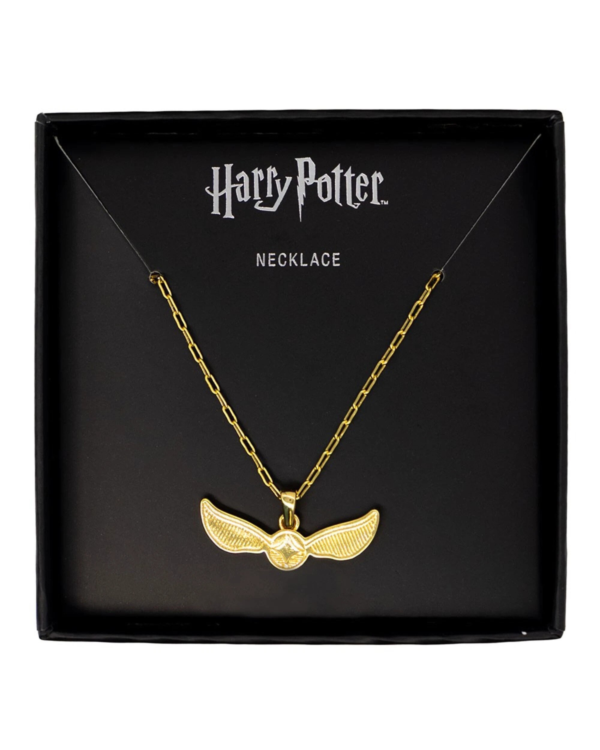 5 Harry Potter - Snitch Wings Necklace - Gold, 5 of 5