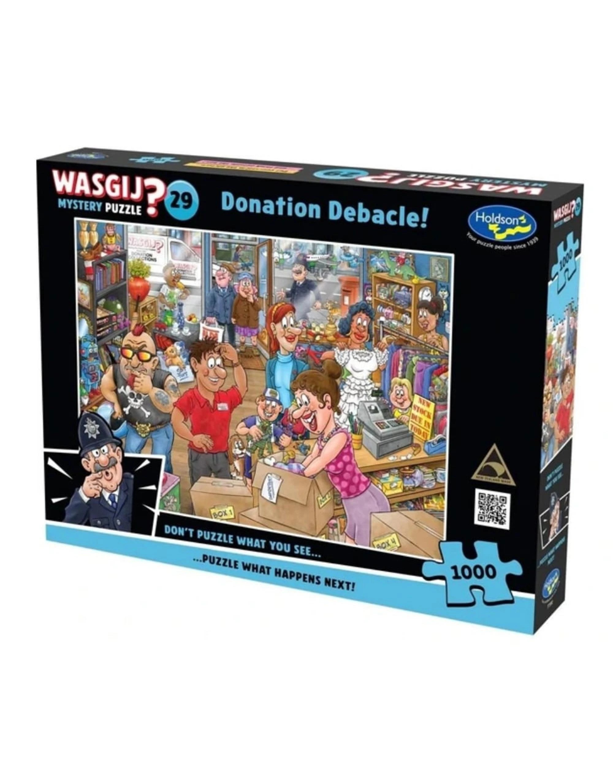1 Holdson Wasgij Mystery #29 Donation Debacle 1000 Piece Jigsaw Puzzle, 1 of 3