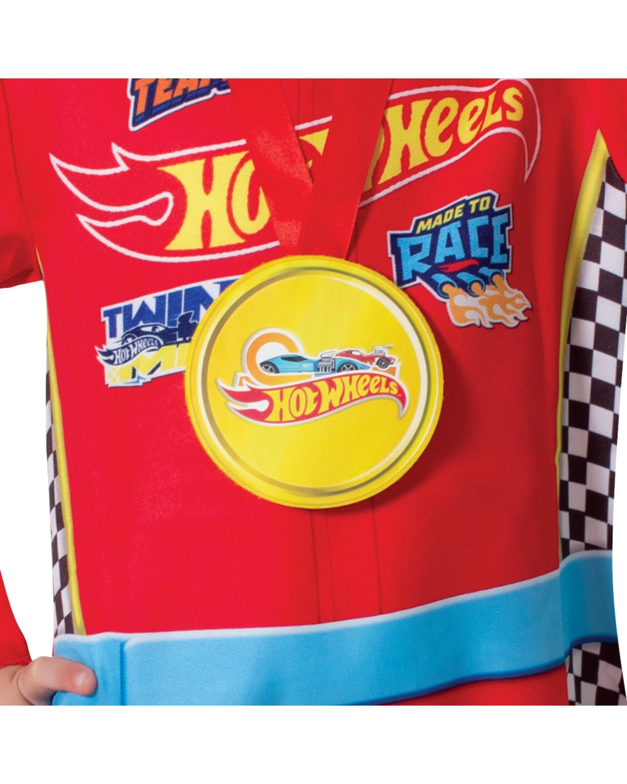 2 Hot Wheels Racing Suit Child Costume Size S 3-5 Years, 2 of 3