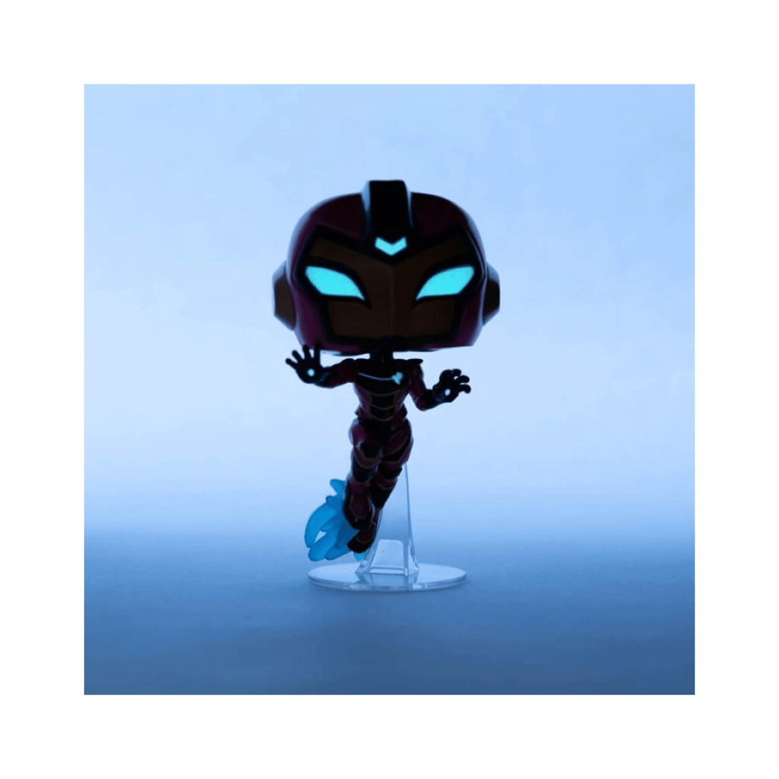 2 POP Vinyl Figurine Iron Man Ironheart Chase Variant Glow In The Dark 10cm - Black, 2 of 3