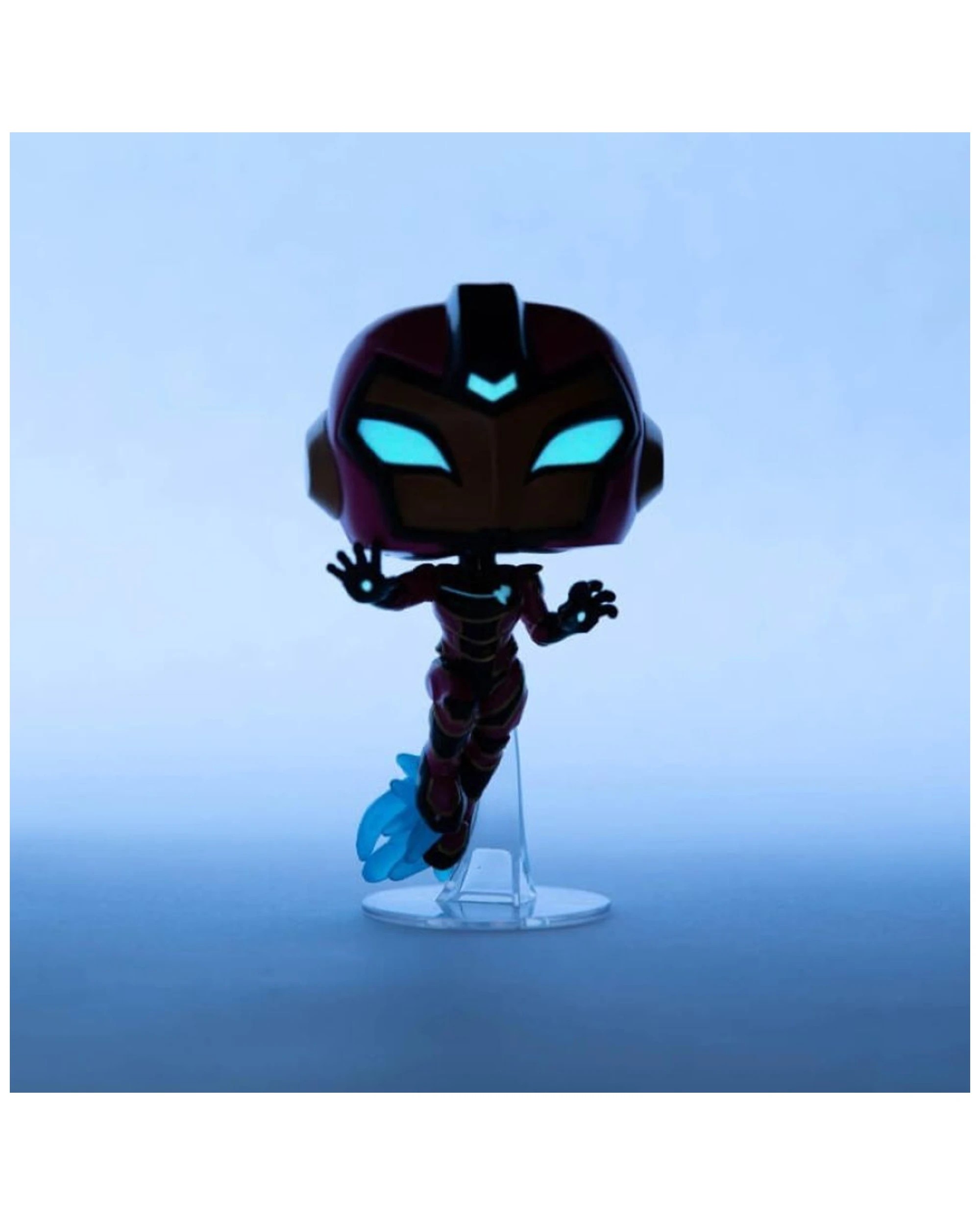 2 POP Vinyl Figurine Iron Man Ironheart Chase Variant Glow In The Dark 10cm - Black, 2 of 3