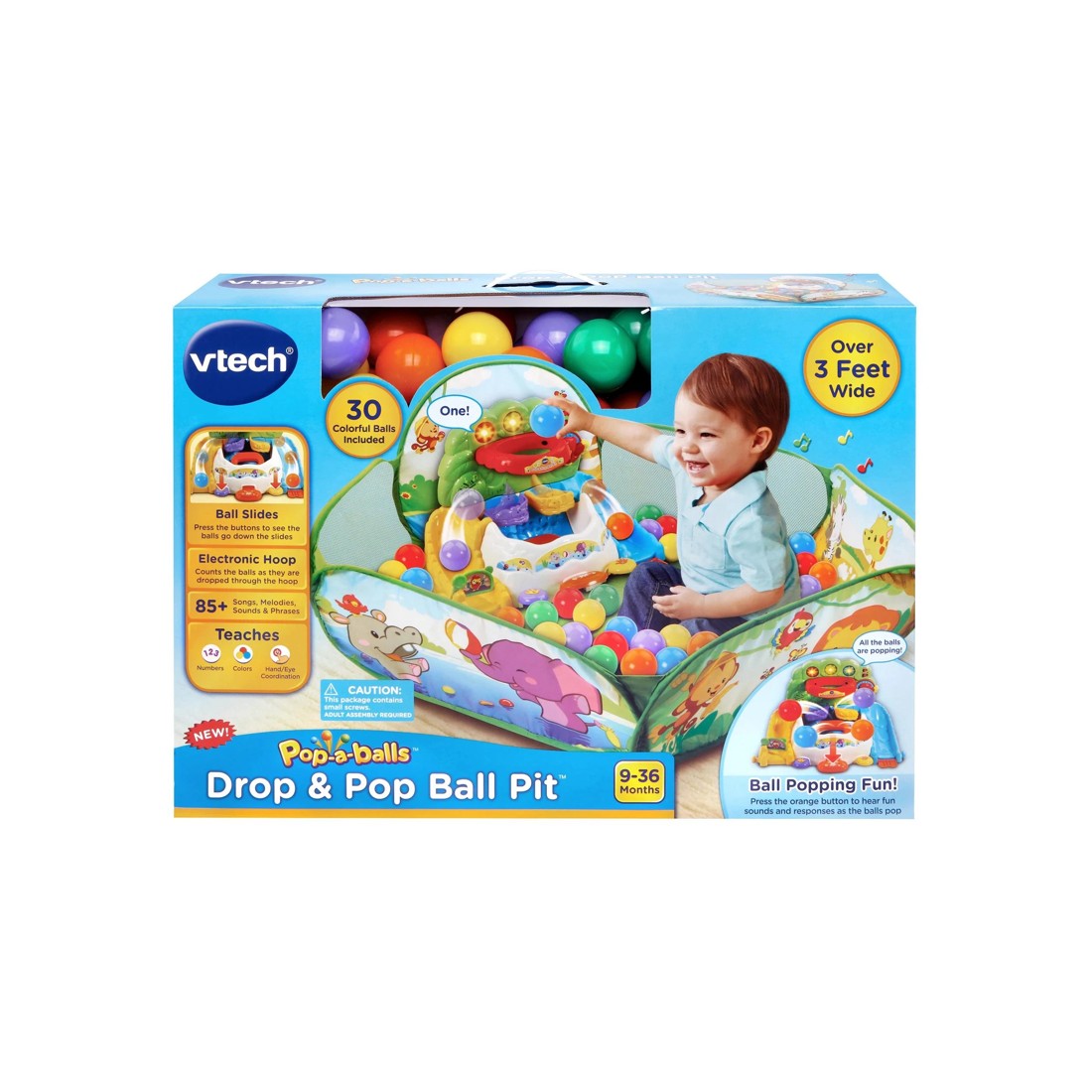 1 Vtech Pop-A-Balls Drop & Pop Ball Pit - Multi, 1 of 4