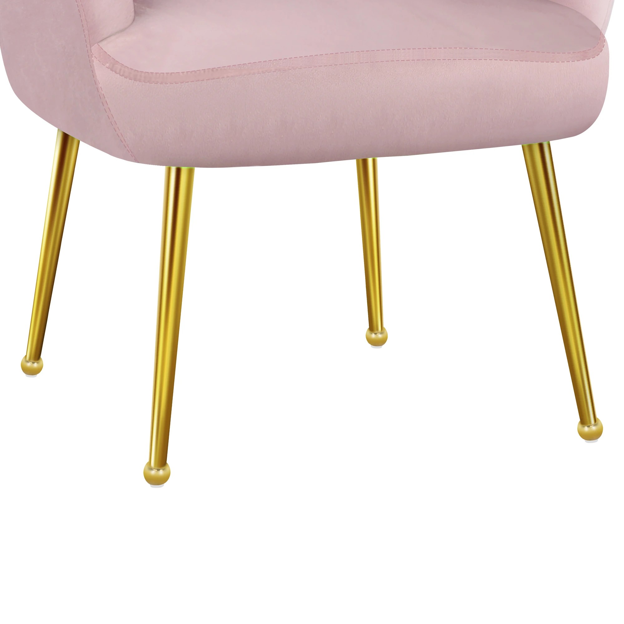8 Alfordson Armchair Lounge Chair Accent Tub Chair Sofa Couch Velvet - Pink, 8 of 9