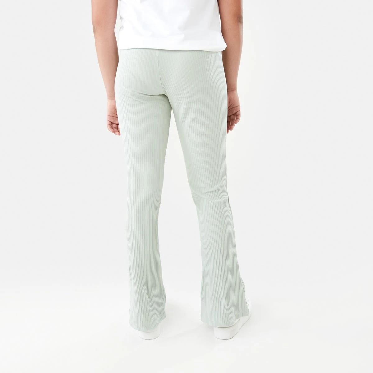 2 Rib Roll Waist Leggings Aqua Grey, 2 of 8