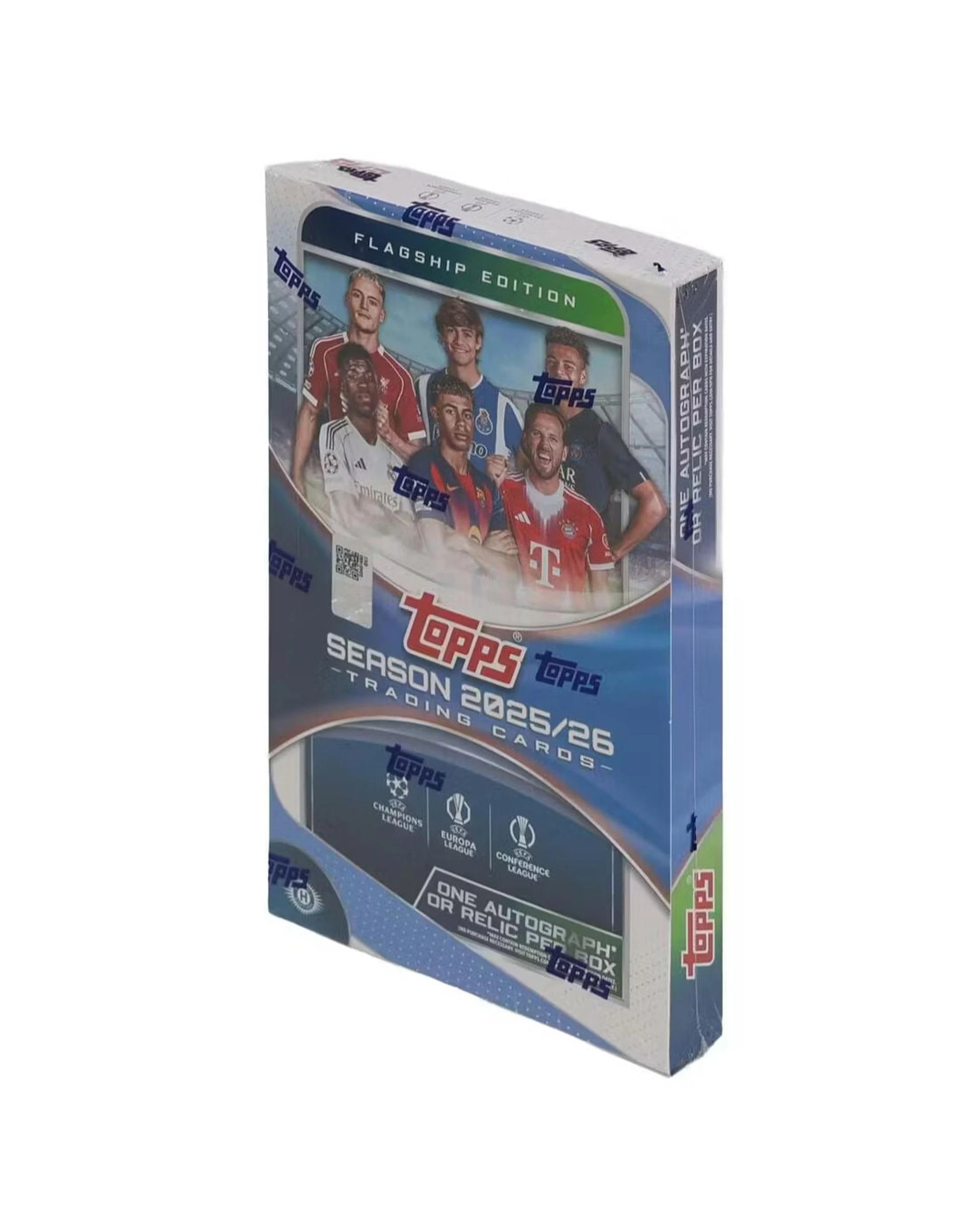 4 Topps 2025/2026 UEFA Club Competitions Soccer Hobby Box, 4 of 10
