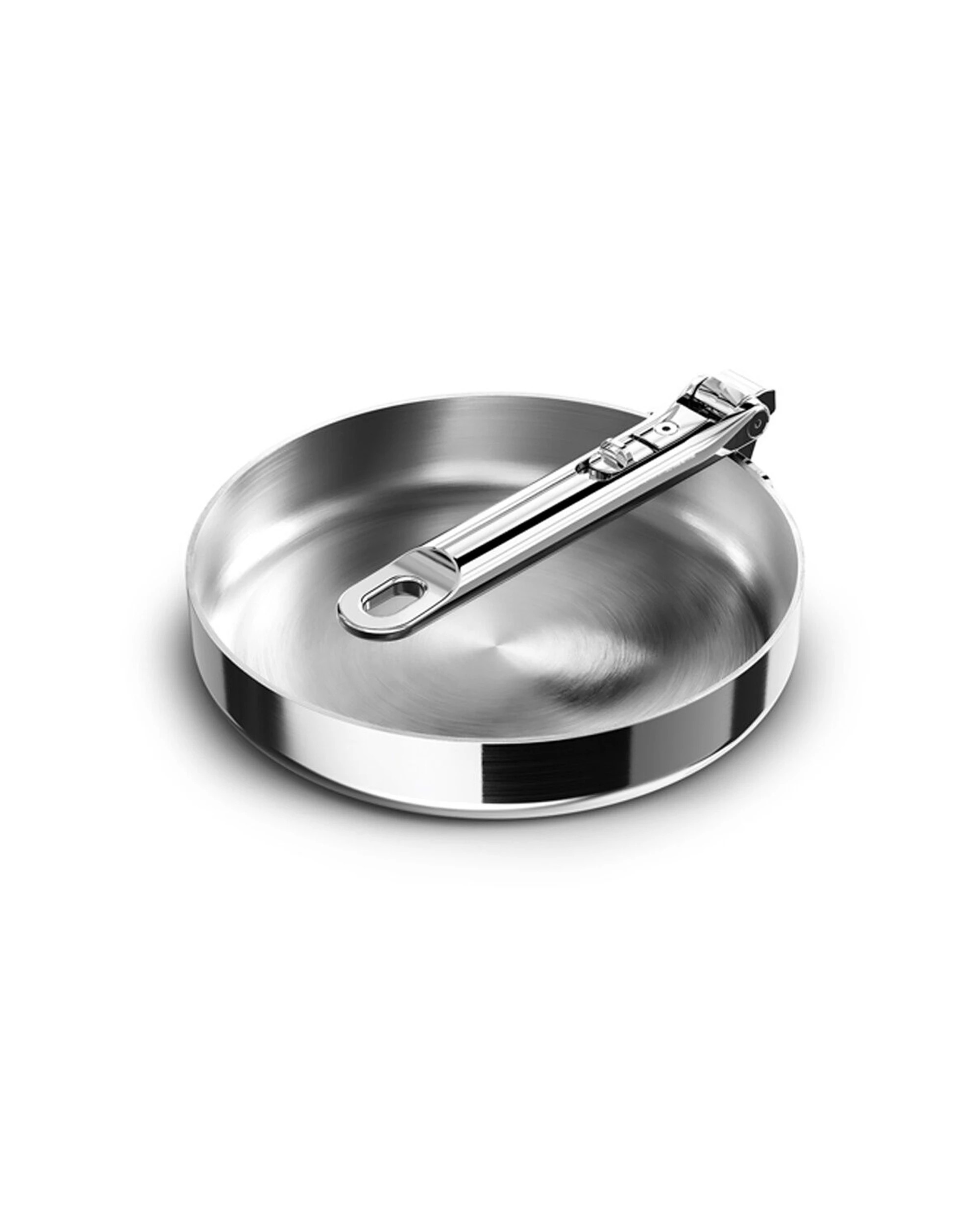 1 Joseph Joseph Space Saving 20cm Frying Pan With Foldable Handle Stainless Steel, 1 of 7