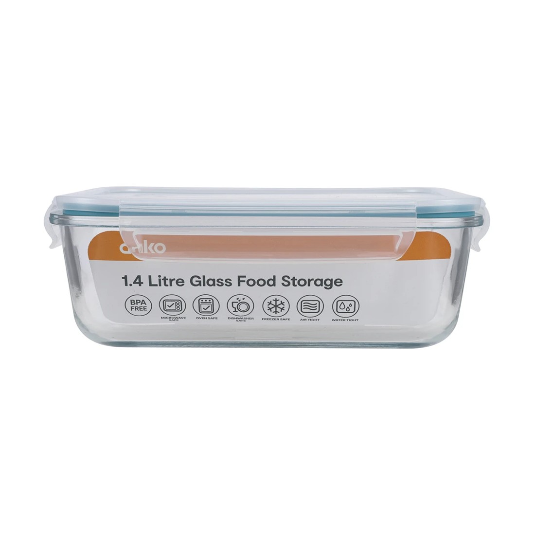 3 1.4 Litre Glass Food Storage Container, 3 of 3