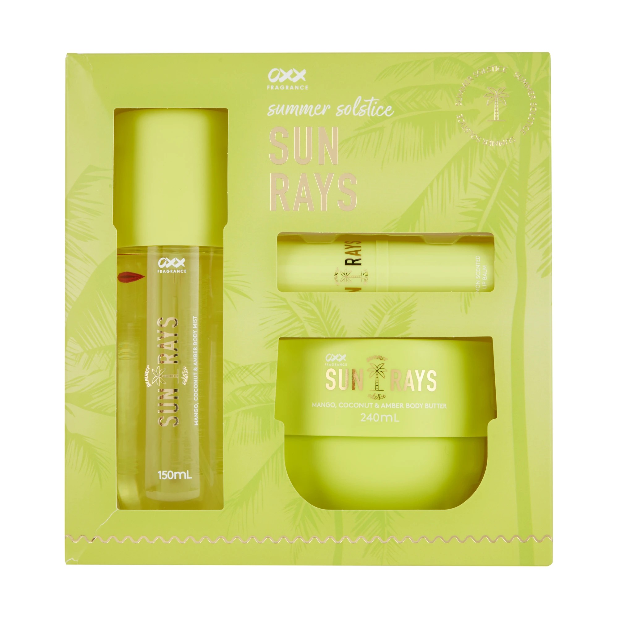 1 OXX Fragrance Sun Rays Summer Solstice Gift Set, 1 of 6