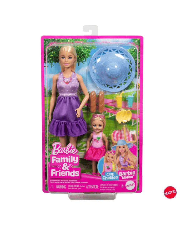 Barbie Family and Friends Picnic-Themed Playset