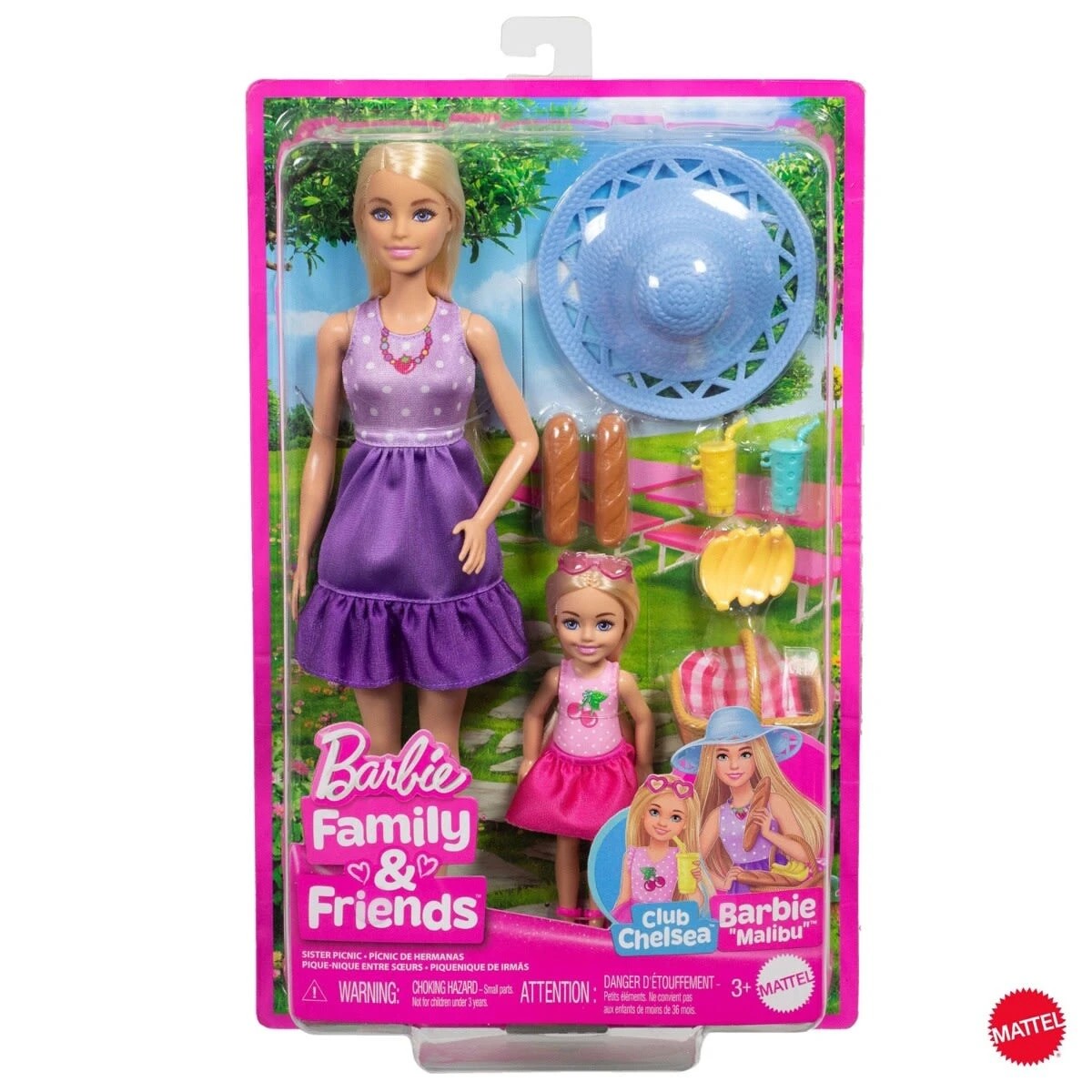 1 Barbie Family and Friends Picnic-Themed Playset, 1 of 6