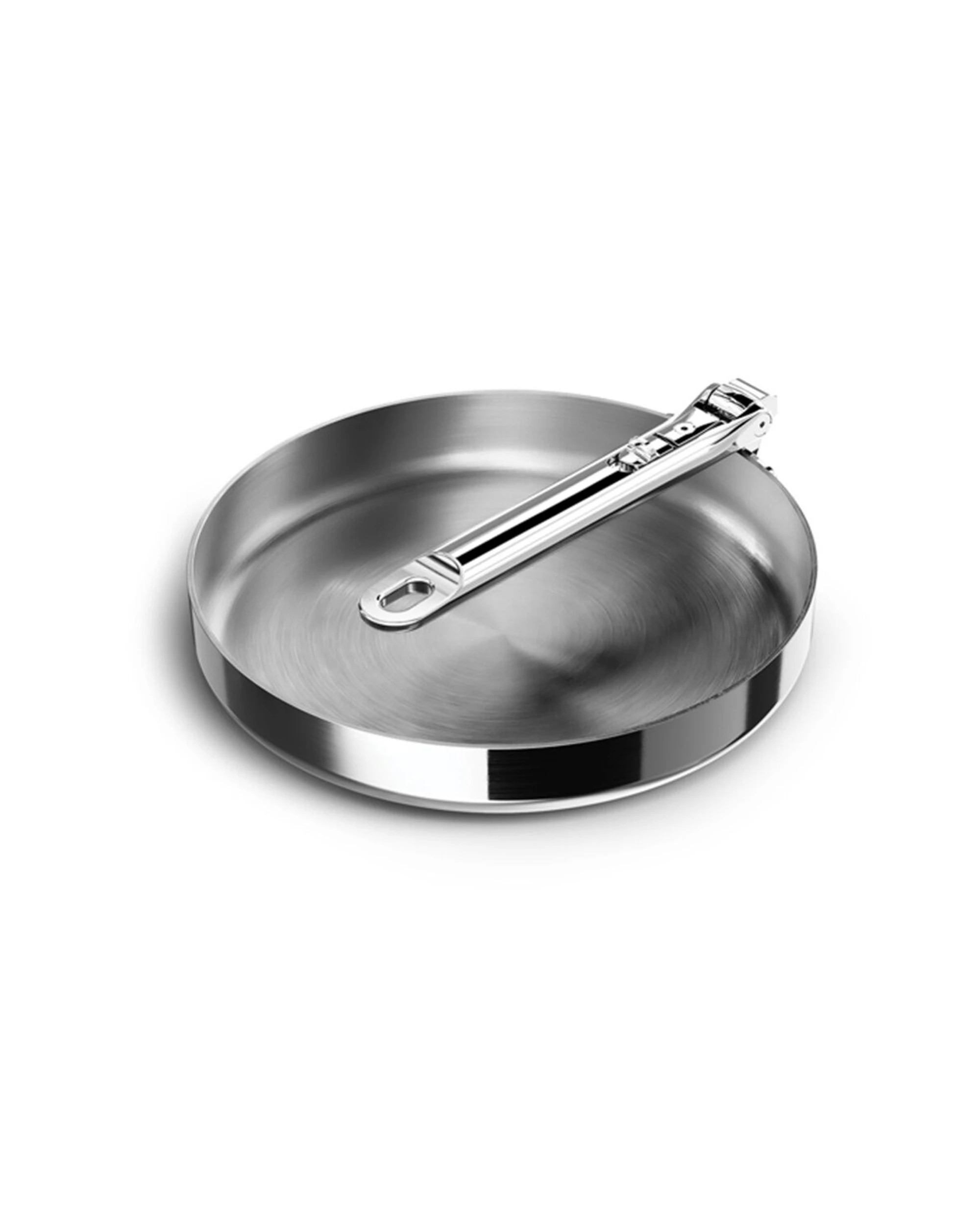 1 Joseph Joseph Space Saving 24cm Frying Pan With Foldable Handle Stainless Steel, 1 of 7