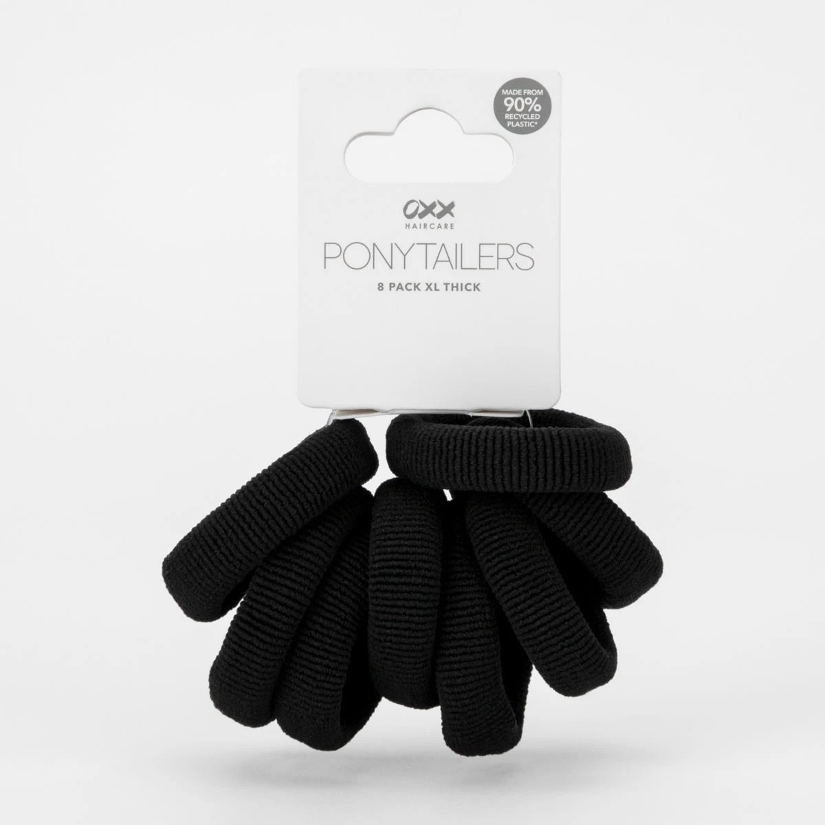 5 OXX Haircare 8 Pack Ponytailers - Black, Extra Large Thick, 5 of 5