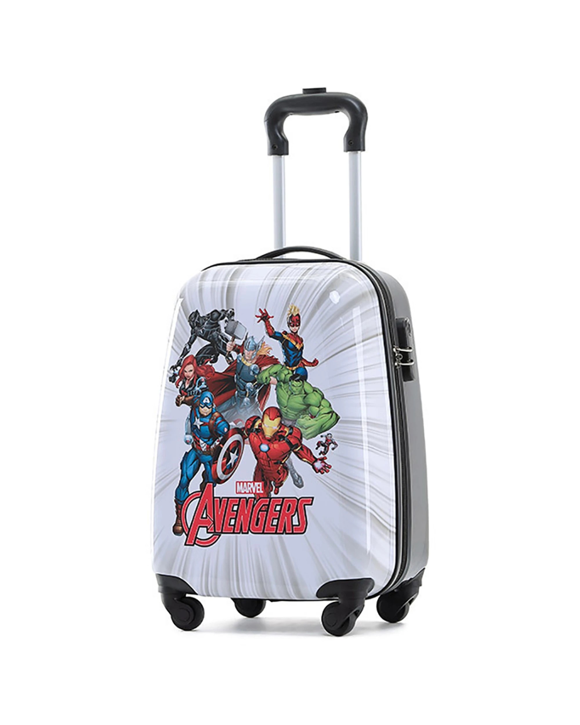 1 Marvel Marvel Avengers 17" Trolley Cabin Luggage Travel Suitcase Kids Carry On - Multi, 1 of 5