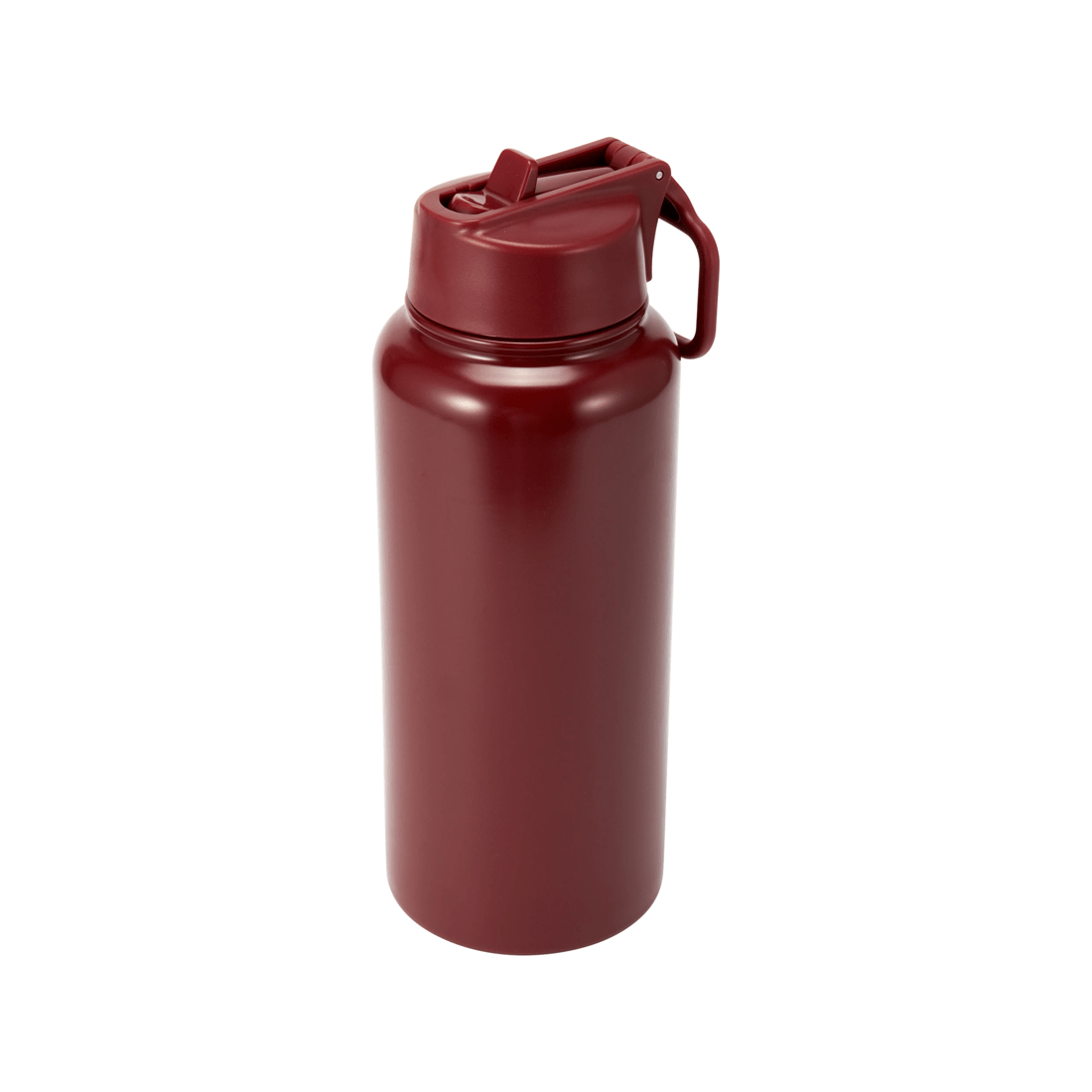 3 960ml Burgundy Double Wall Insulated Cylinder Drink Bottle, 3 of 6