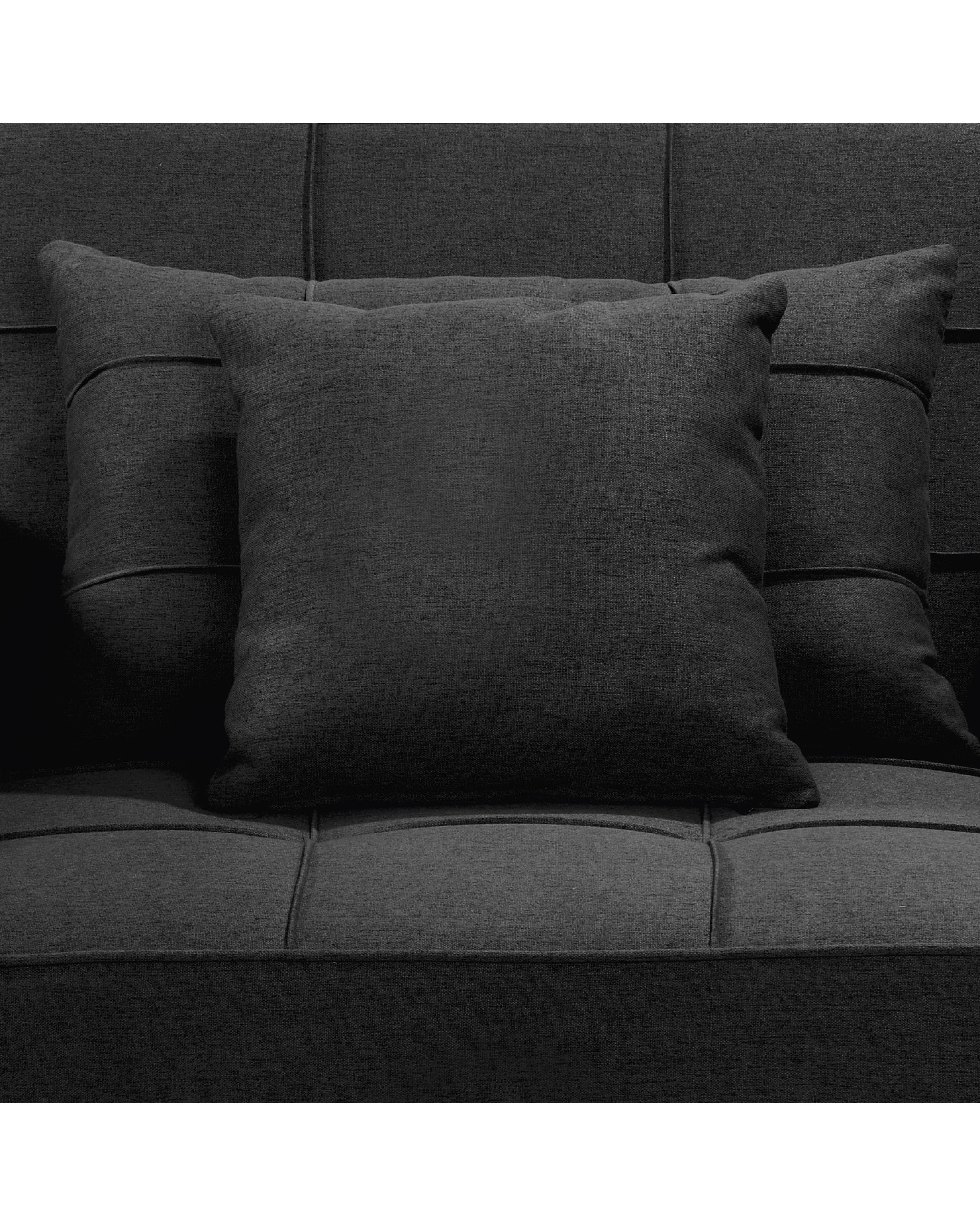 10 Suri 3-in-1 Convertible Lounge Chair Bed By Sarantino - Black, 10 of 10