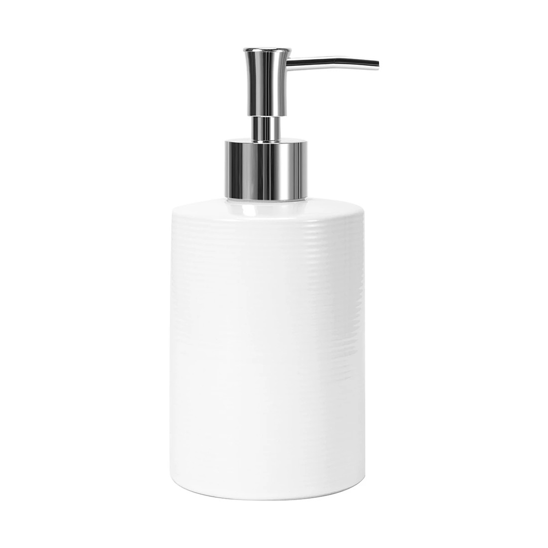 2 Ribbed Soap Dispenser White, 2 of 5