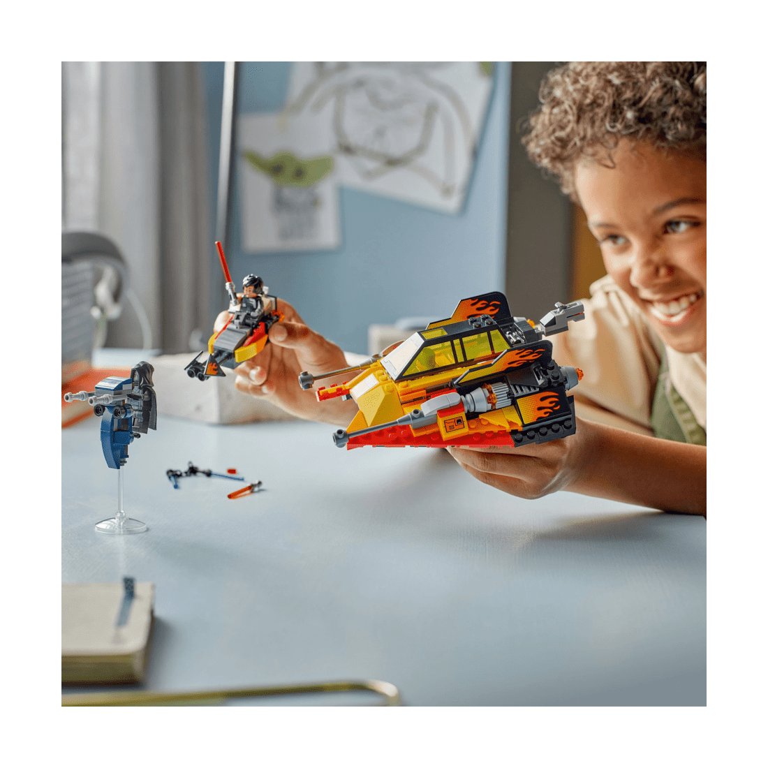 8 LEGO Star Wars The Force Burner Snowspeeder 75414, 8 of 10