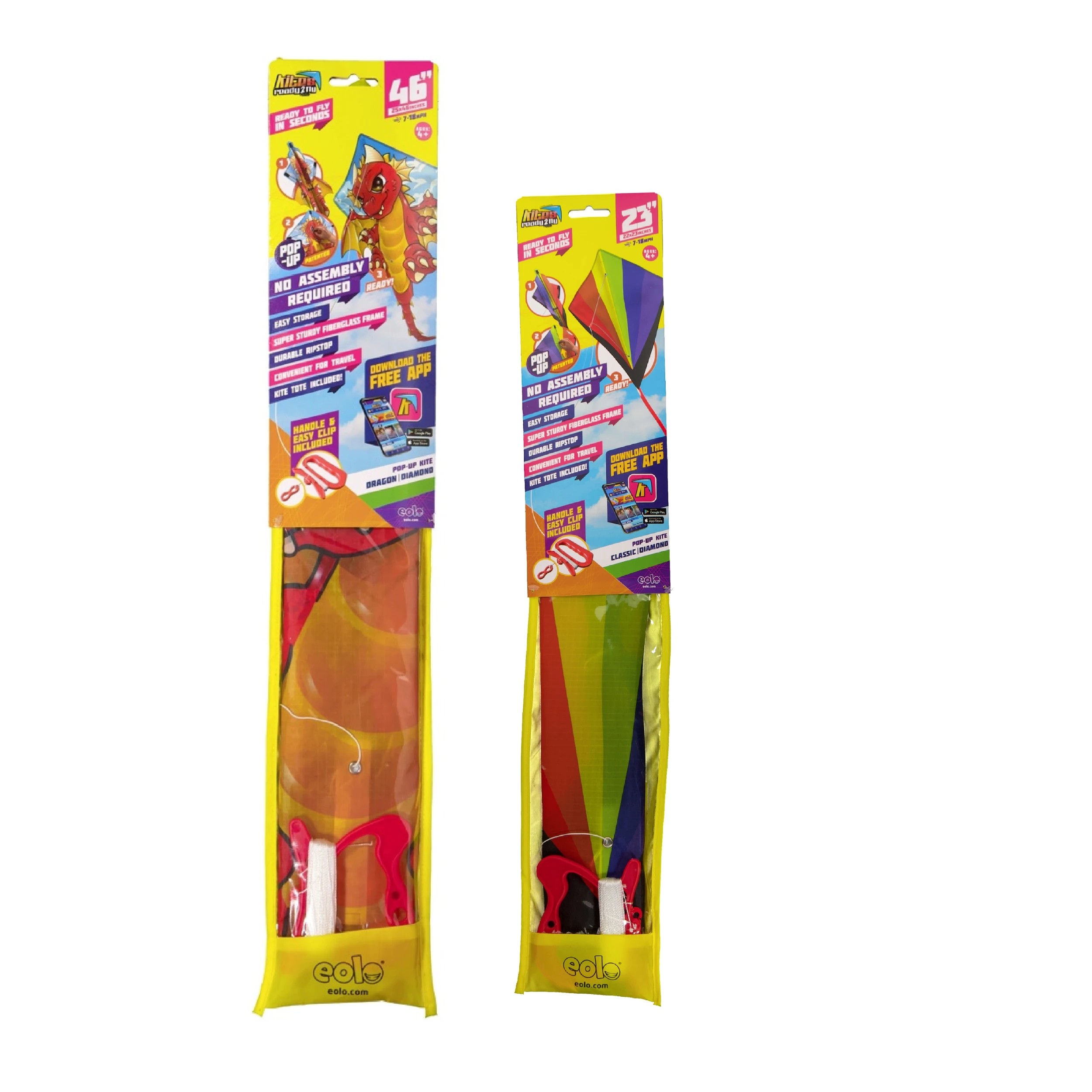 7 Kites Ready2fly Pop-Up Diamond Kite - Assorted, 7 of 8