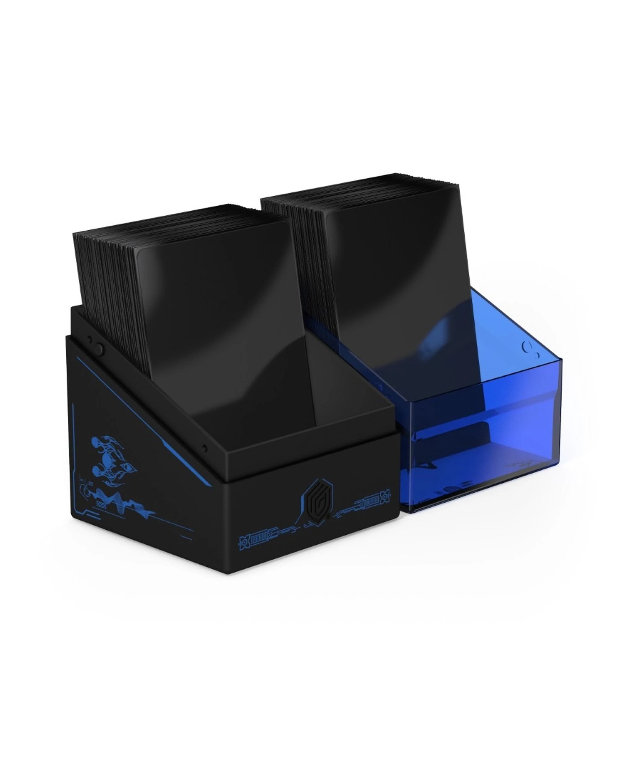 3 Ultimate Guard Magic the Gathering Edge of Eternities Boulder 100+ Illvoi Deck Box - Blue, 3 of 3