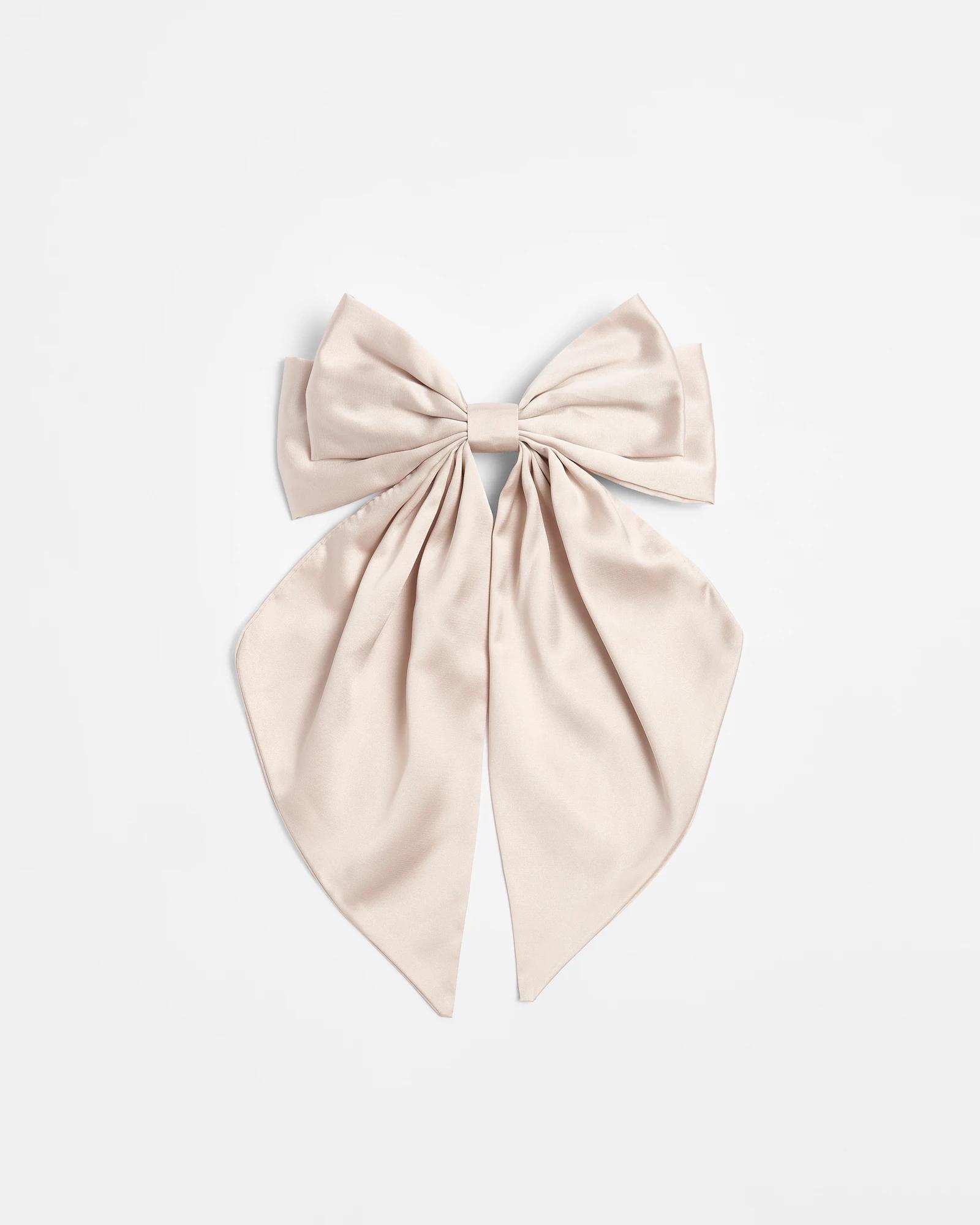 1 Target Large Satin Hair Bow NEUTRAL, 1 of 1