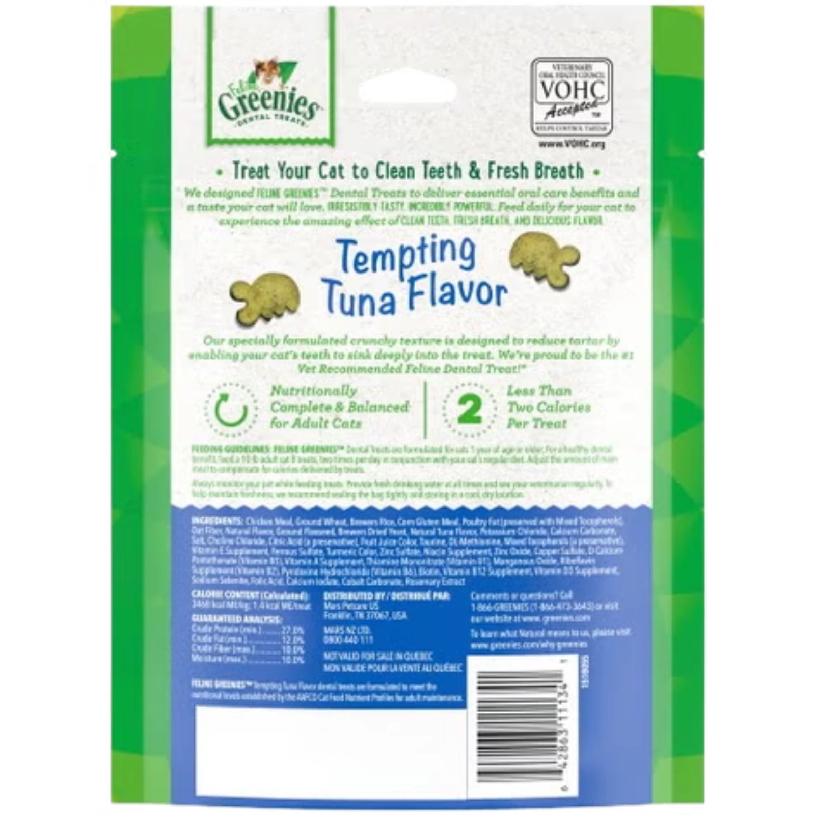 2 Greenies Cat Treat Dental Tuna 130g, 2 of 7