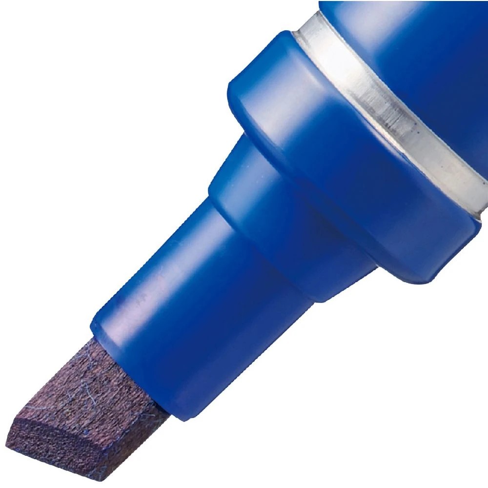 2 Pentel N60 Permanent Marker Chisel Tip Blue, 2 of 4