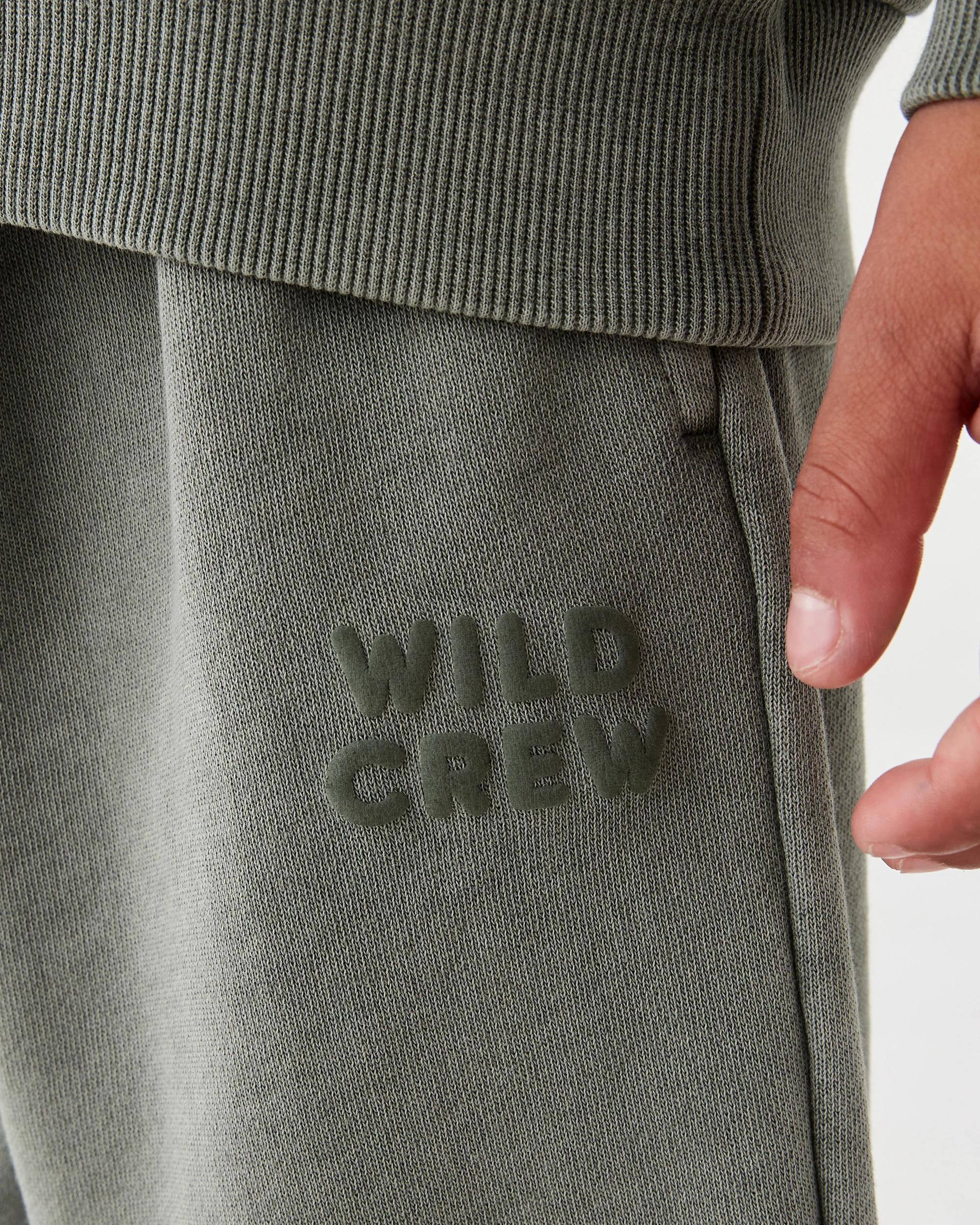 5 Washed Oversize Trackpants Mnr Khk, 5 of 7