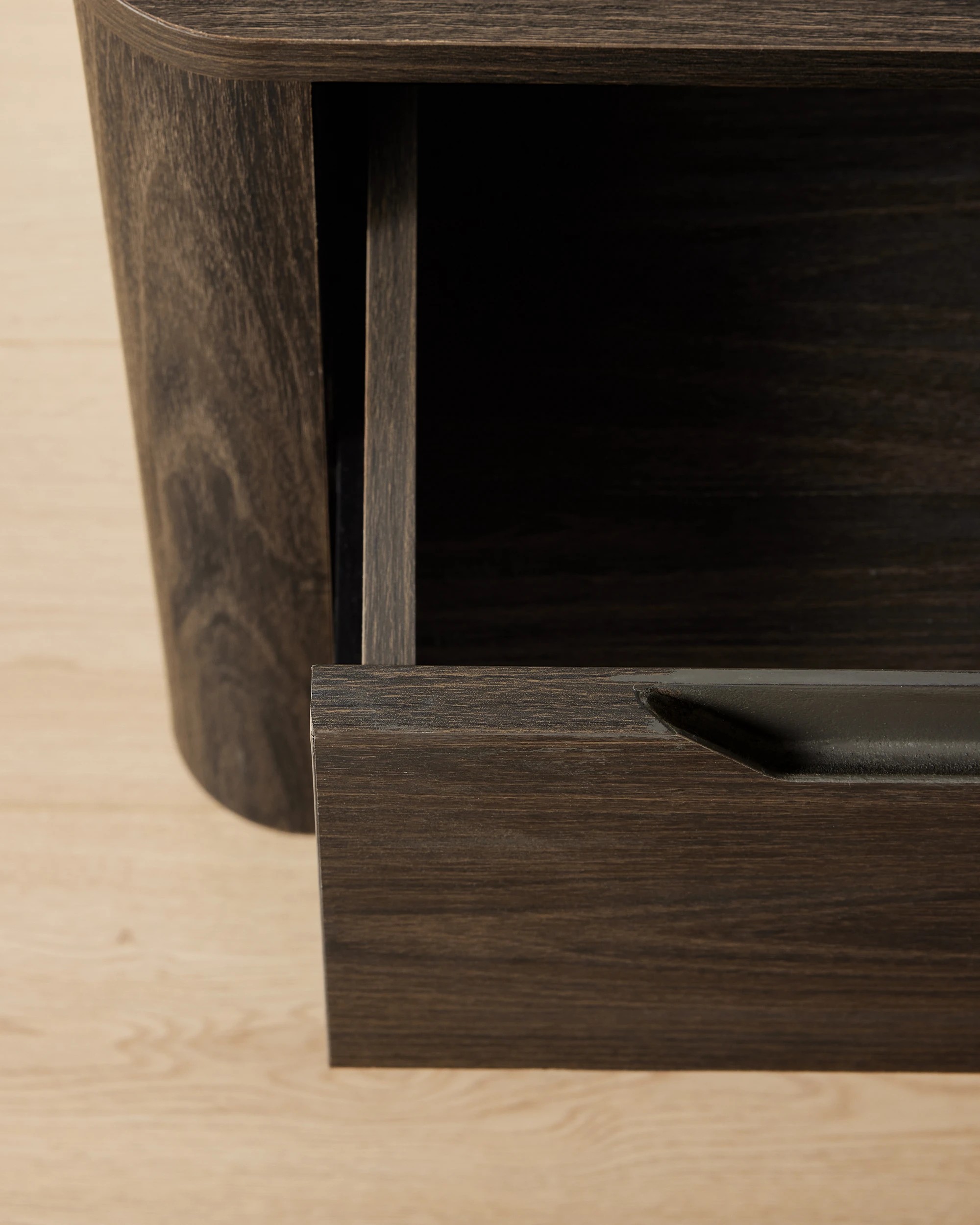 6 Miles 2 Drawer Bedside Table - Walnut, 6 of 7