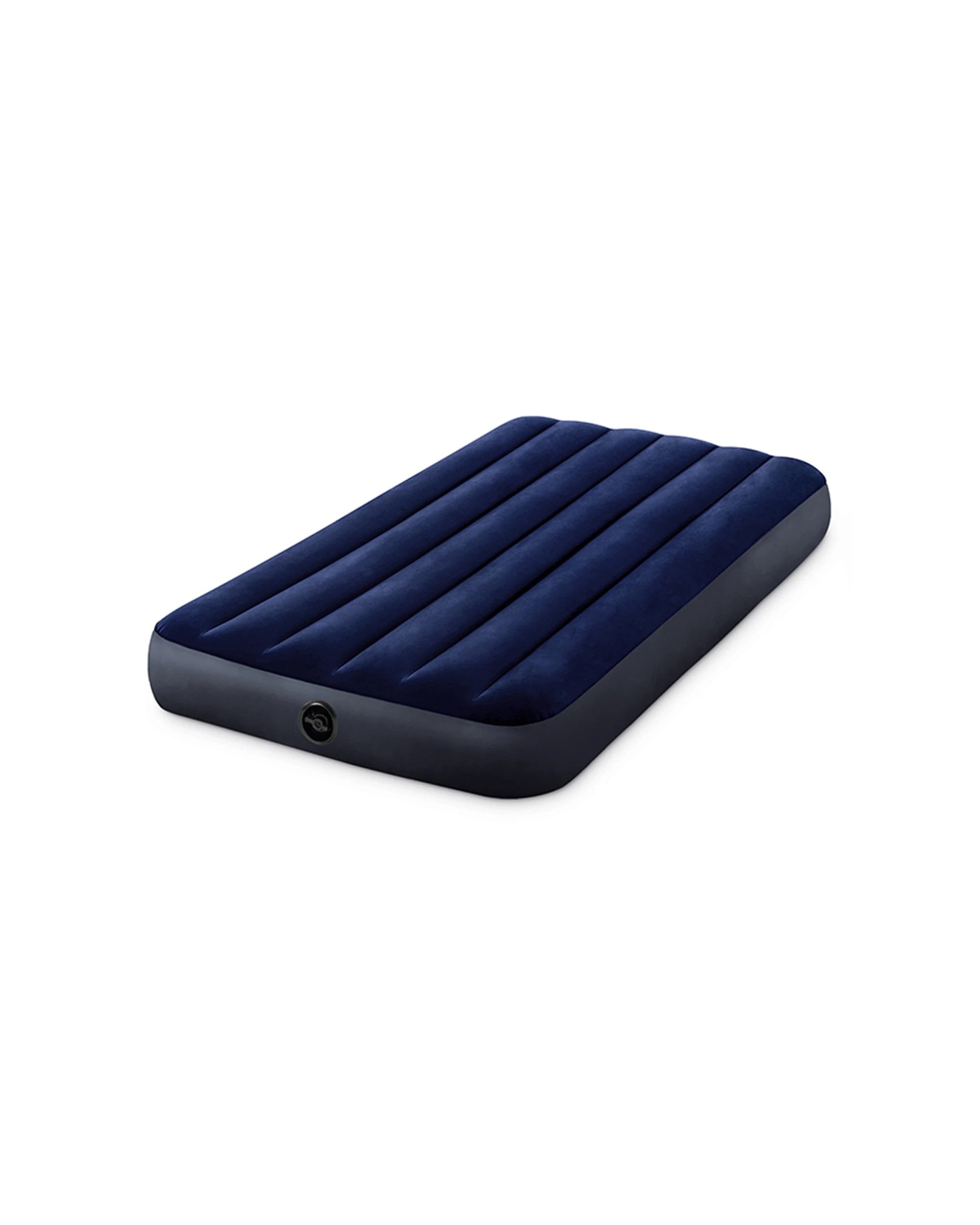 1 Intex Dura-Beam Classic Downy Twin Airbed Fiber-Tech Construction - Single Bed - Blue, 1 of 9