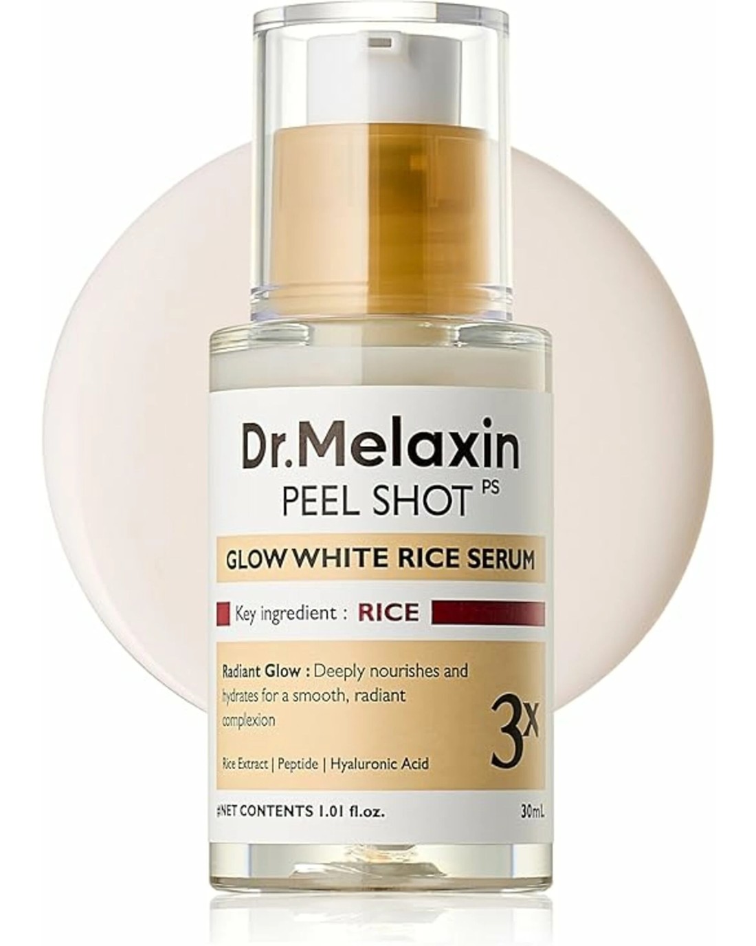 Dr Melaxin Peel Shot Rice Serum -, 30ml - Yellow - Kmart