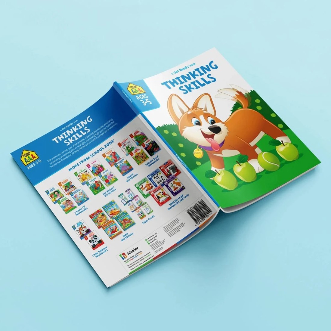 5 School Zone A Get Ready Book: Thinking Skills - Book, 5 of 5