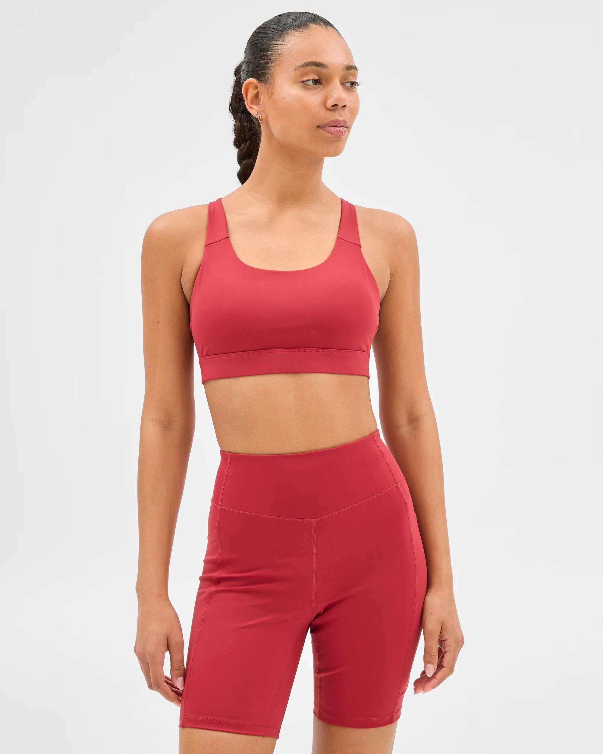 2 Target Active Infinity Medium Impact Crop Top SIENNA, 2 of 5