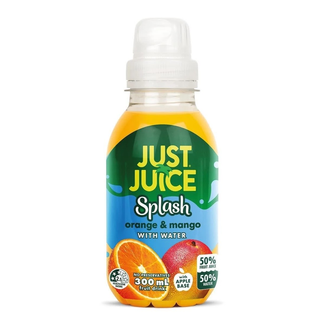1 Just Juice Orange & Mango Fruit Drink 300ml, 1 of 1