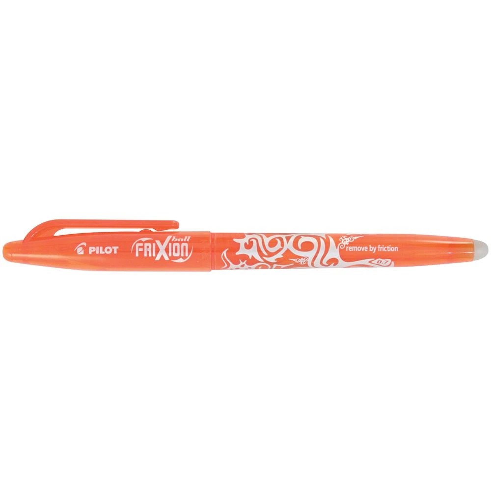 1 PILOT Frixion Ball Erasable Gel Pen 0.7mm Orange, 1 of 3