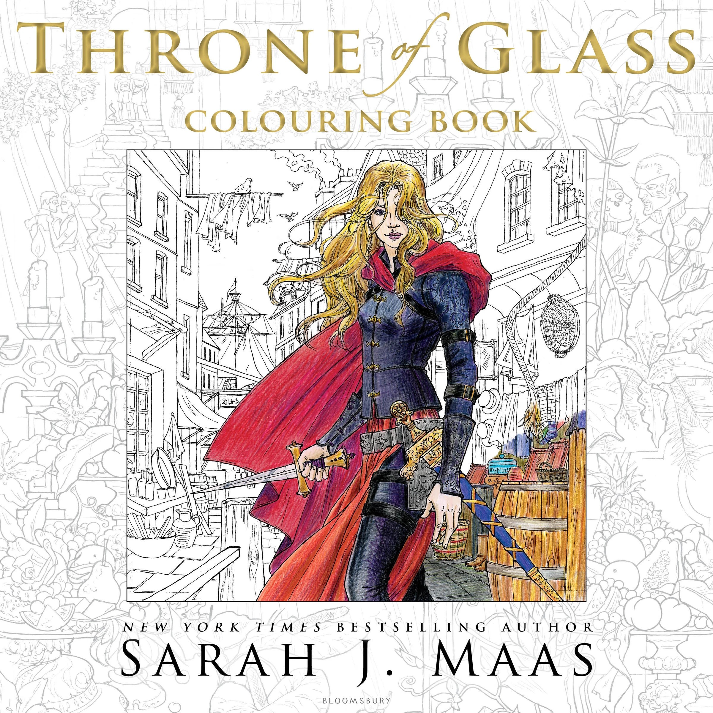 1 Throne of Glass: Colouring Book by Sarah J. Maas - Book, 1 of 1