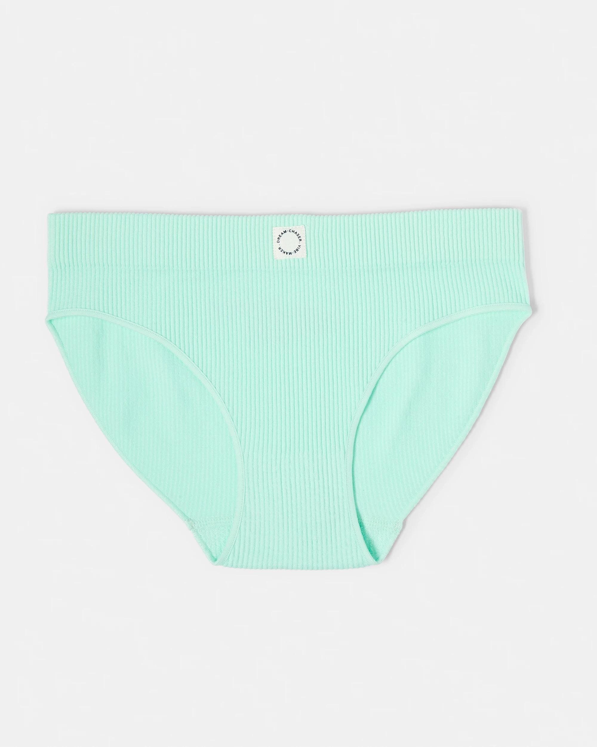 4 3 Pack Rib Seamfree Briefs Blue/marle, 4 of 5