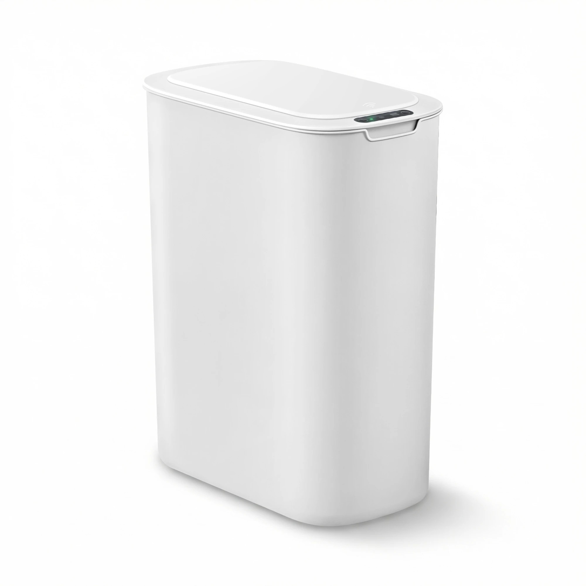 1 Devanti Automatic Trash Bin with Lid 25L Motion Sensor Kitchen Bin - White, 1 of 1