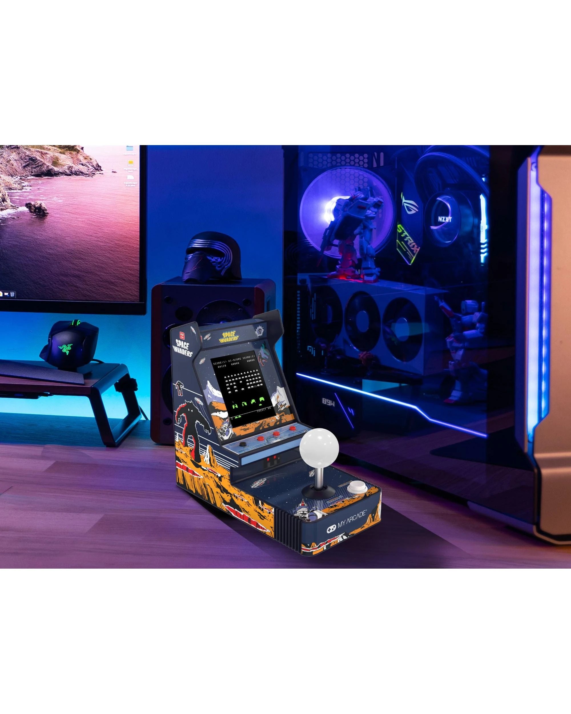 7 My Arcade Space Invaders Portable Retro Arcade Joystick Player, 7 of 8