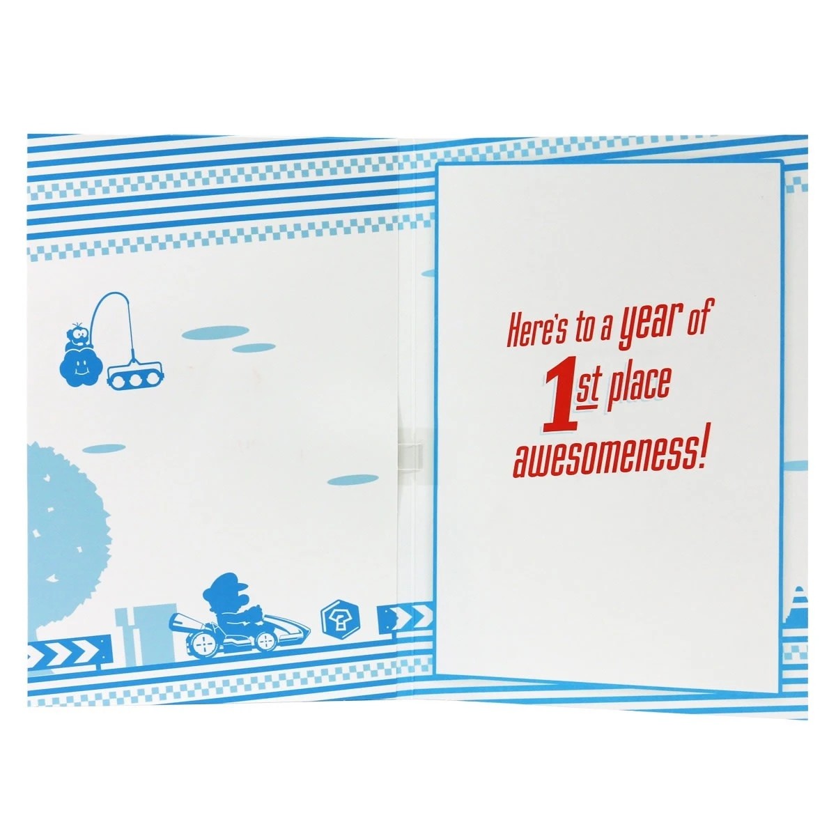 2 Hallmark Nintendo Mario Kart Interactive Birthday Card - 1st Place Awesomeness, 2 of 4