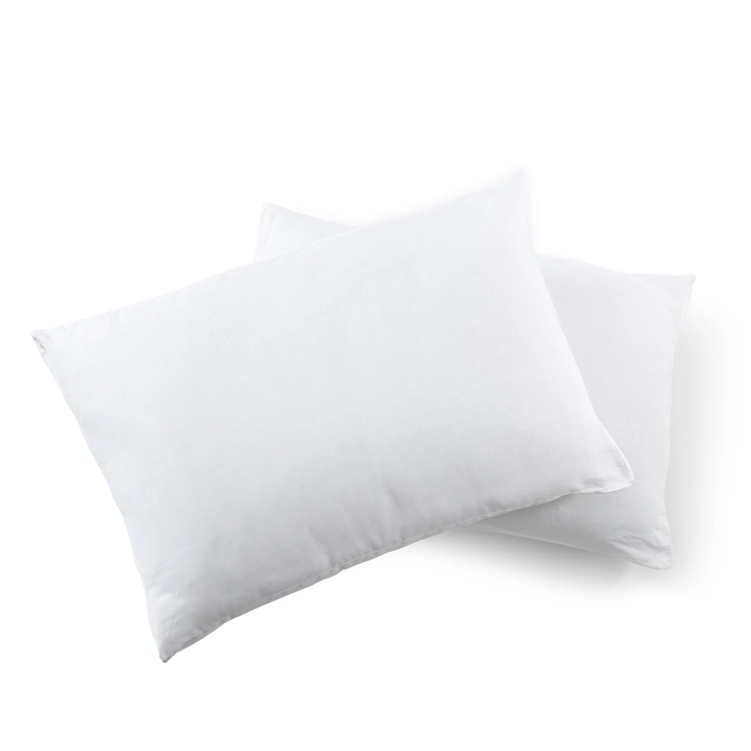 5 2 Pack Cotton Rich Cover Pillows - High Profile, White, 5 of 6