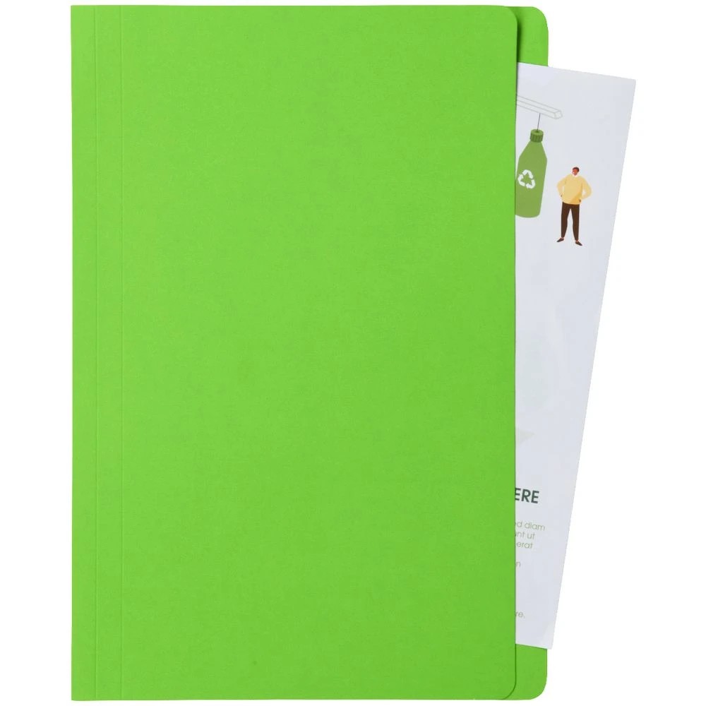 3 J.Burrows Manila Folder Foolscap Lime, 3 of 3