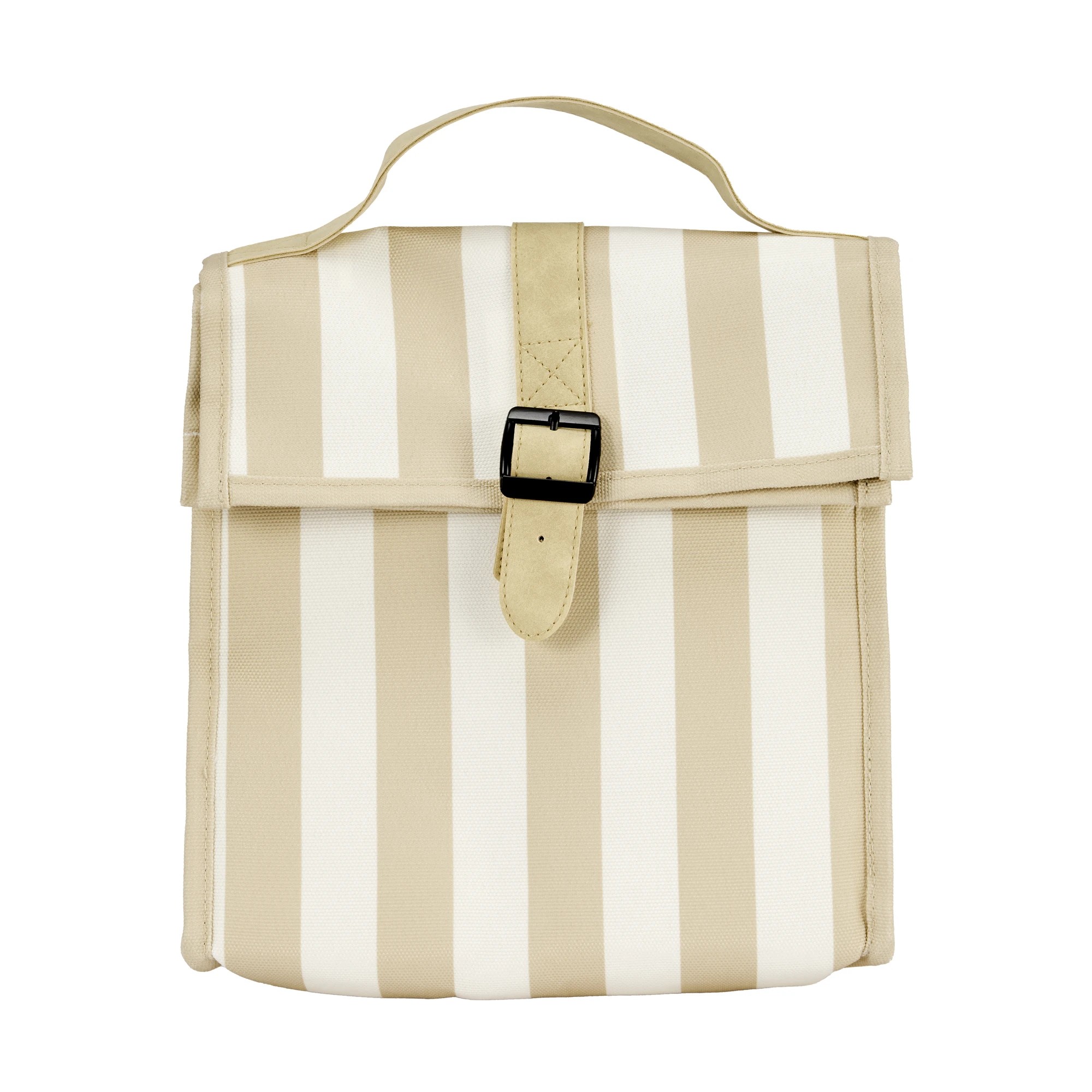 1 Stripe Insulated Satchel Lunch Bag, 1 of 5
