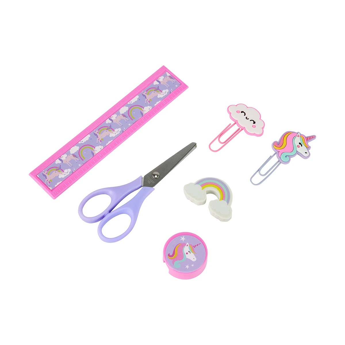 7 Pencil Case Set - Unicorn, 7 of 10