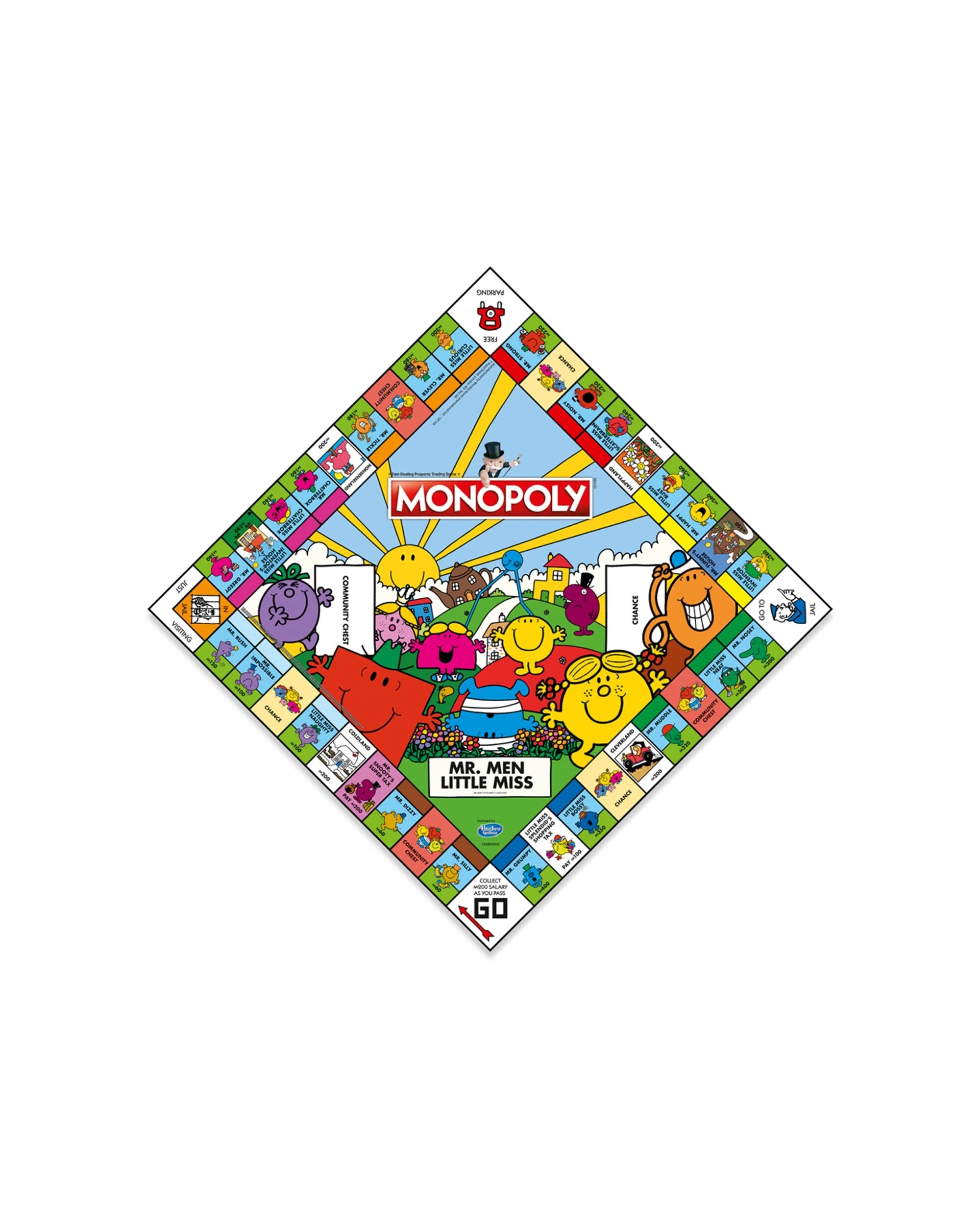 1 MONOPOLY Mr Men and Little Miss Kids Family Tabletop Themed Board Game - Multi, 1 of 6
