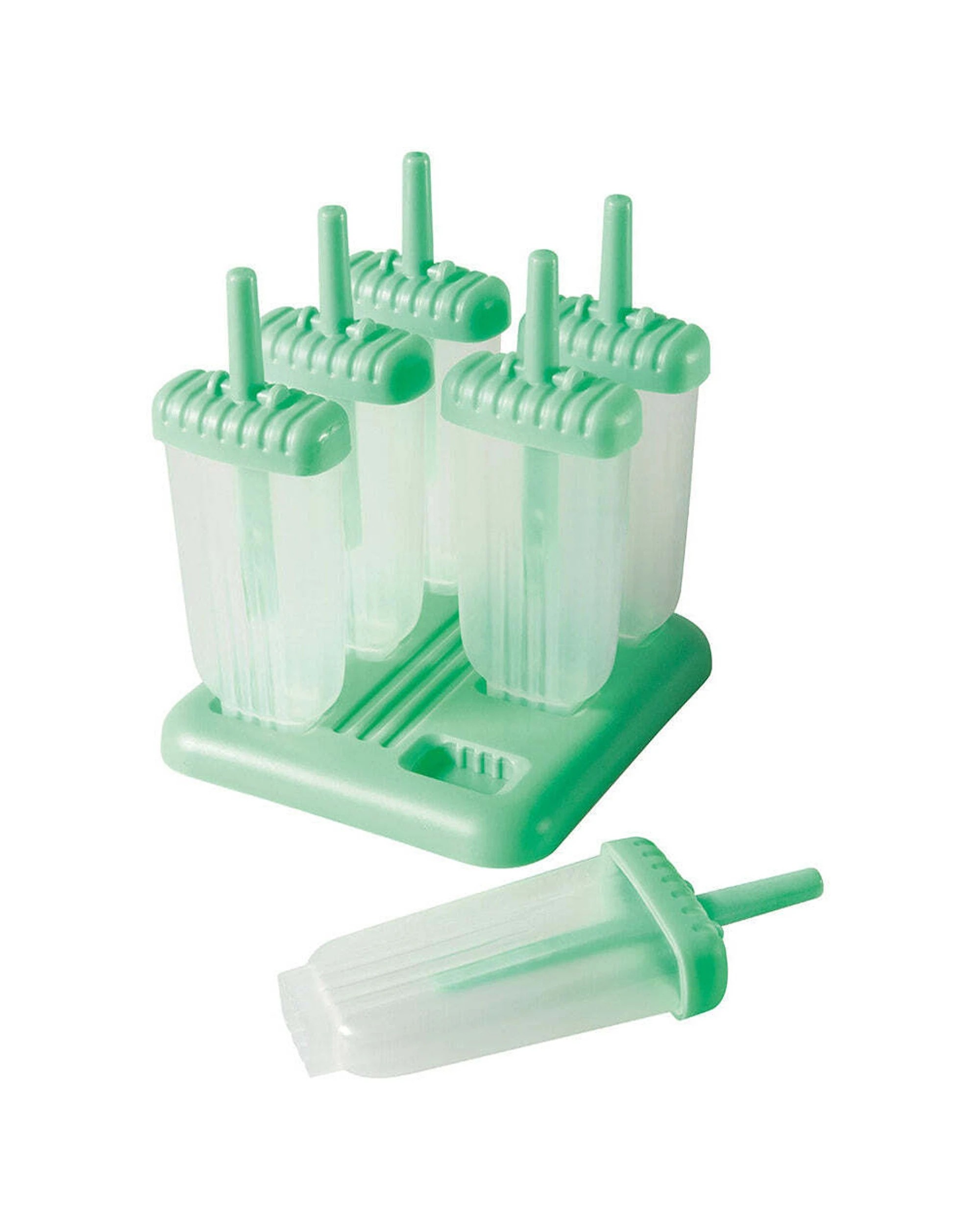 2 Avanti 7pc Ice Block Mould Set With Base Dishwasher Safe Ice Pop Moulds - Green, 2 of 3