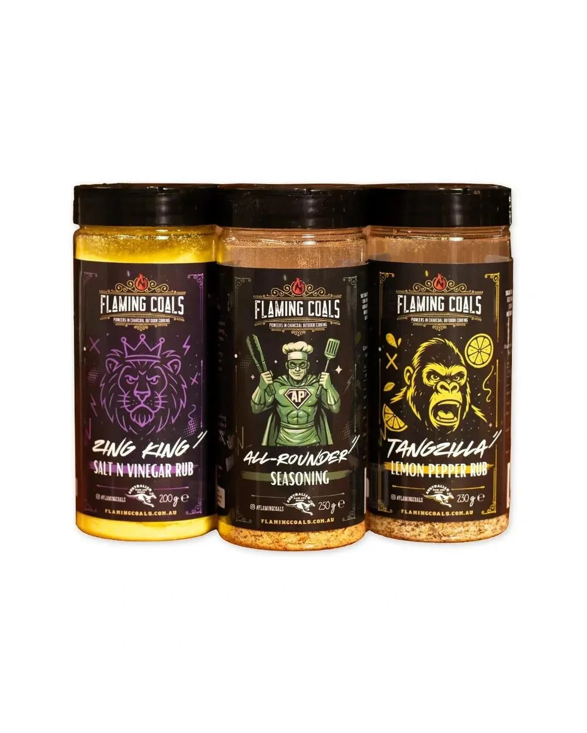 1 Flaming Coals Limited Edition 3 Rub Pack, 1 of 5