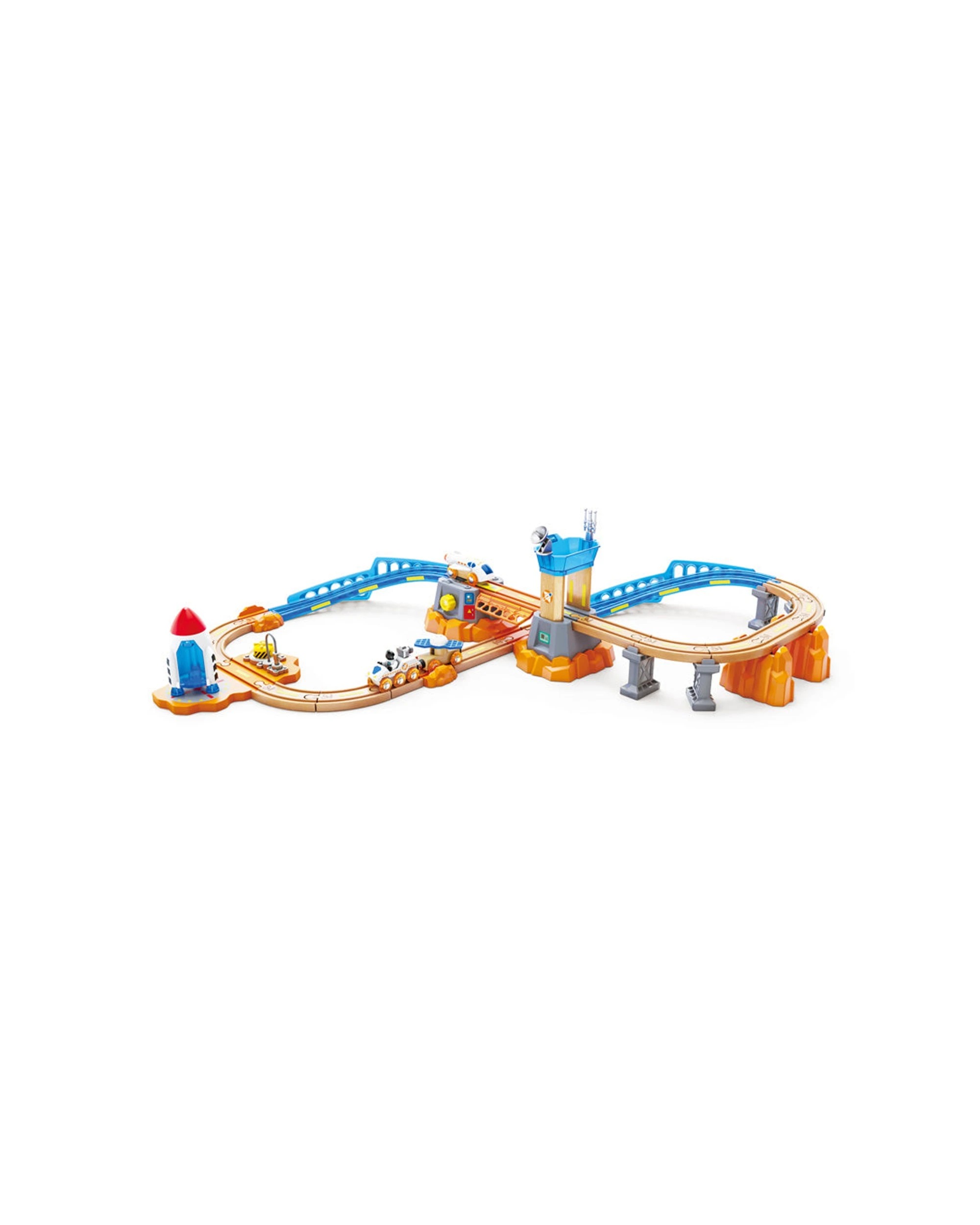 1 Hape Mars Mission Launch Set Space Adventure Rocket Railway Kids Play Toy - Multi, 1 of 3