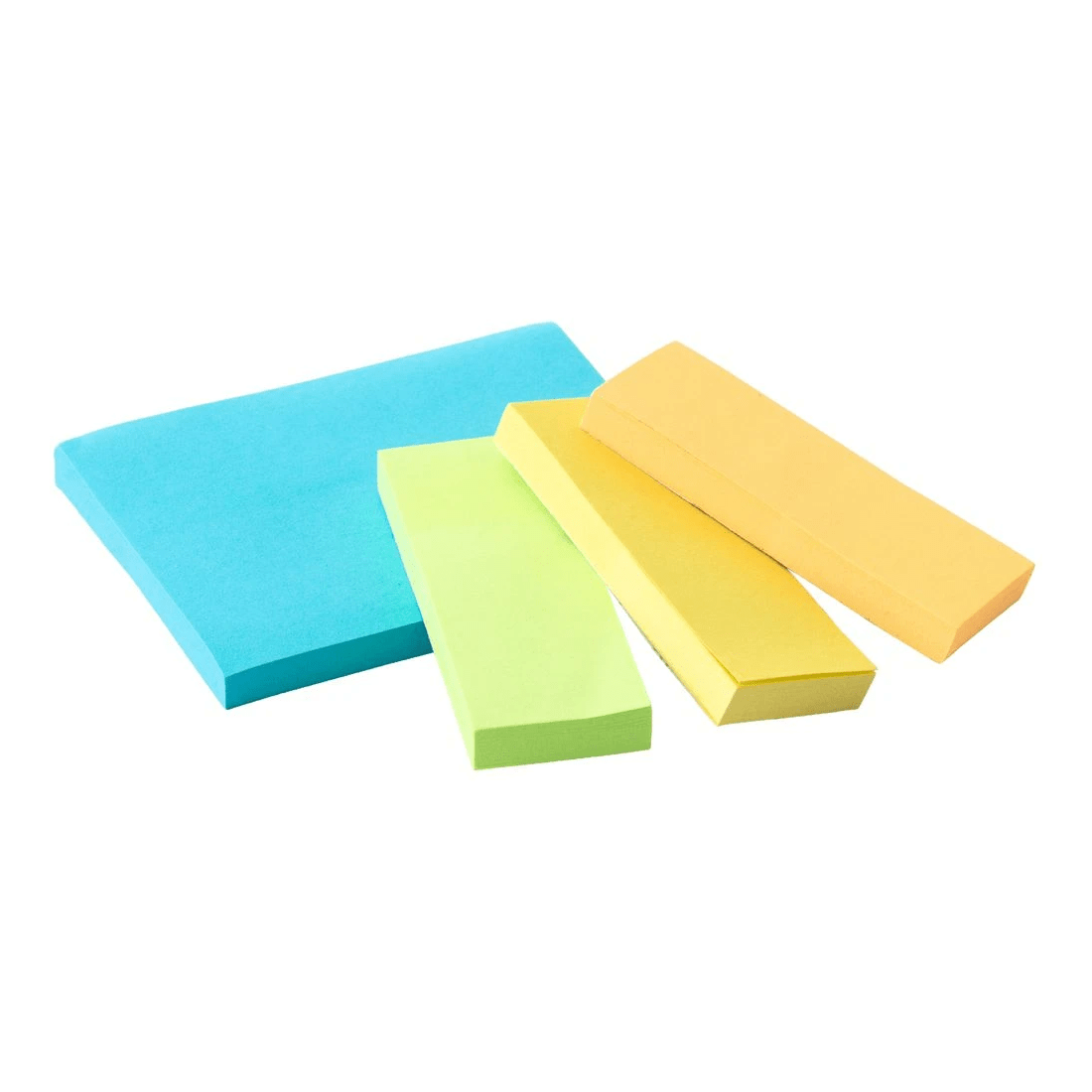 4 J.Burrows Stick-It Notes Assorted Sizes Pastel 4 Pack, 4 of 4