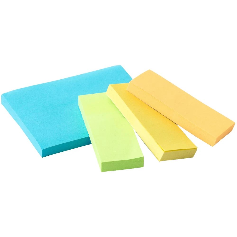 4 J.Burrows Stick-It Notes Assorted Sizes Pastel 4 Pack, 4 of 4